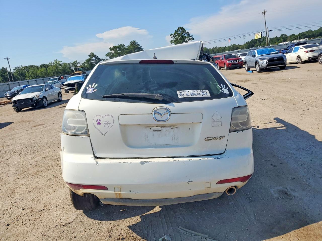 2010 Mazda Cx-7 White vin: JM3ER2W54A0330257