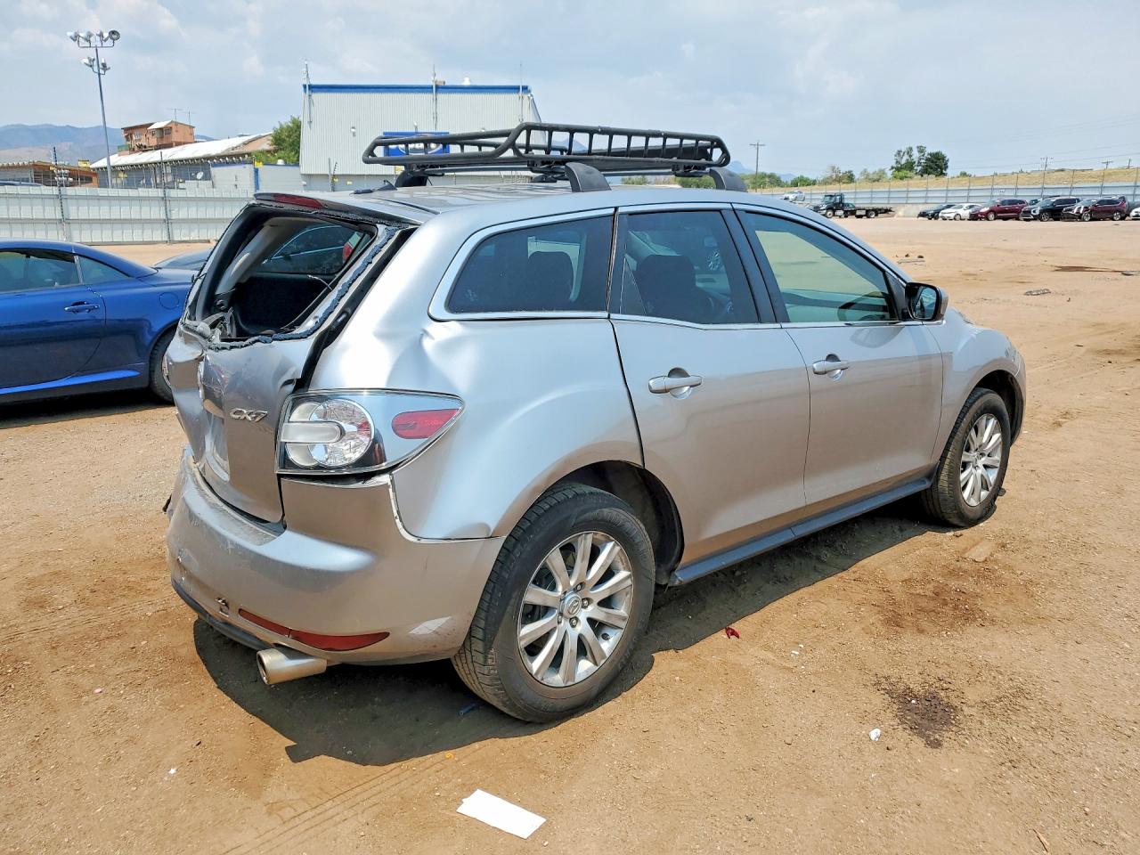 2010 Mazda Cx-7 Silver vin: JM3ER2W54A0336544