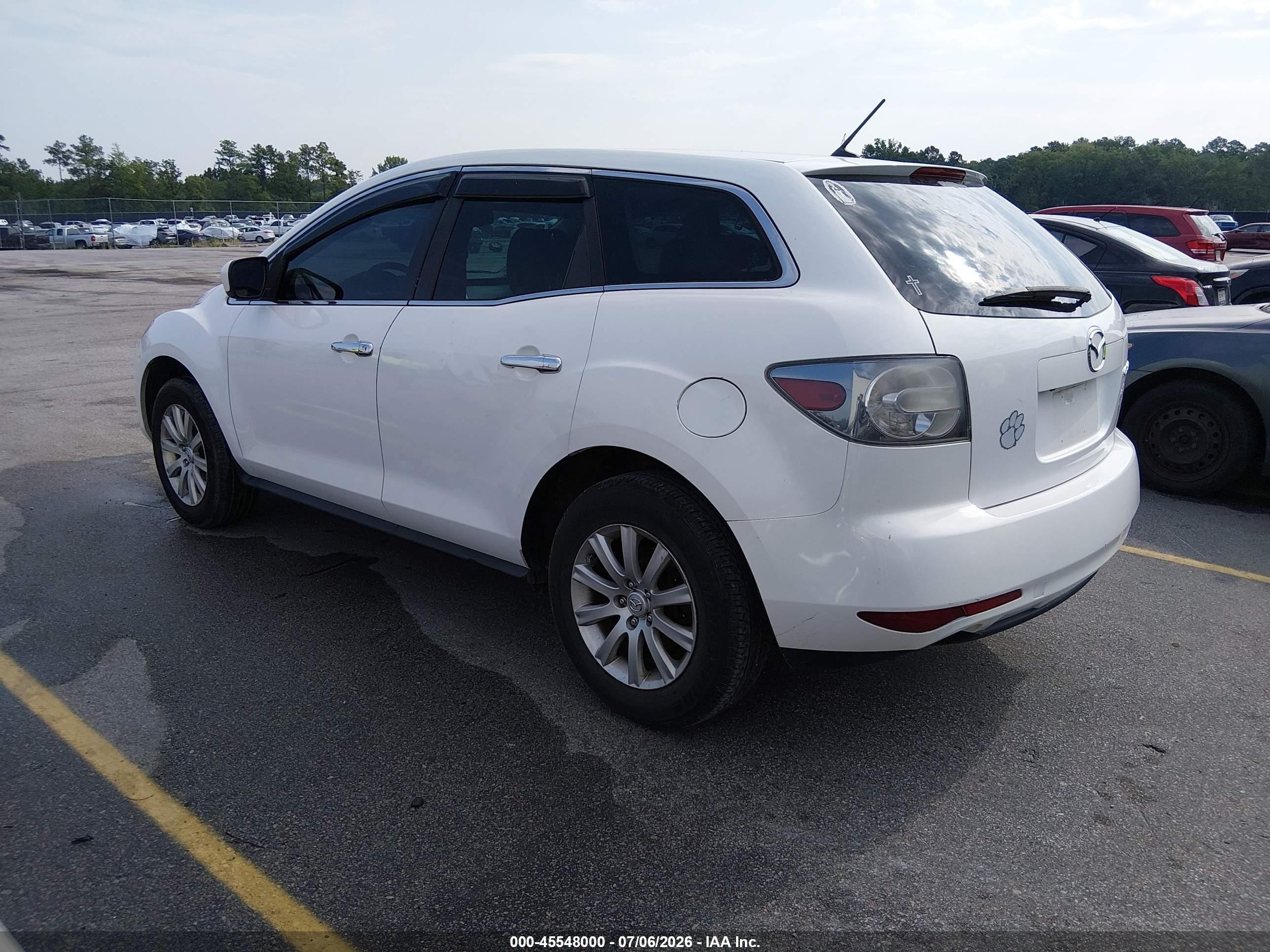 2010 Mazda Cx-7 I Sport White vin: JM3ER2W54A0347379