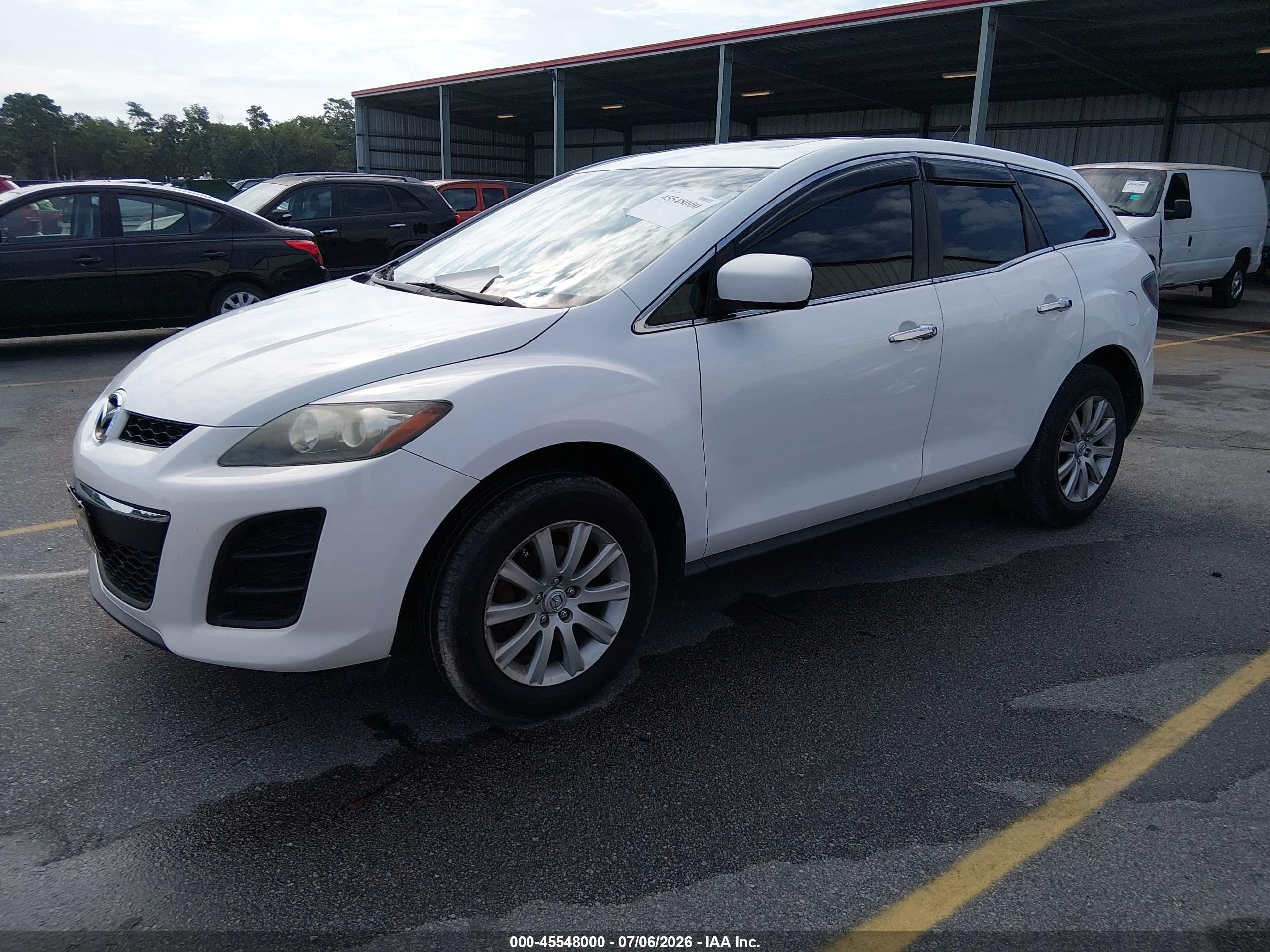2010 Mazda Cx-7 I Sport White vin: JM3ER2W54A0347379