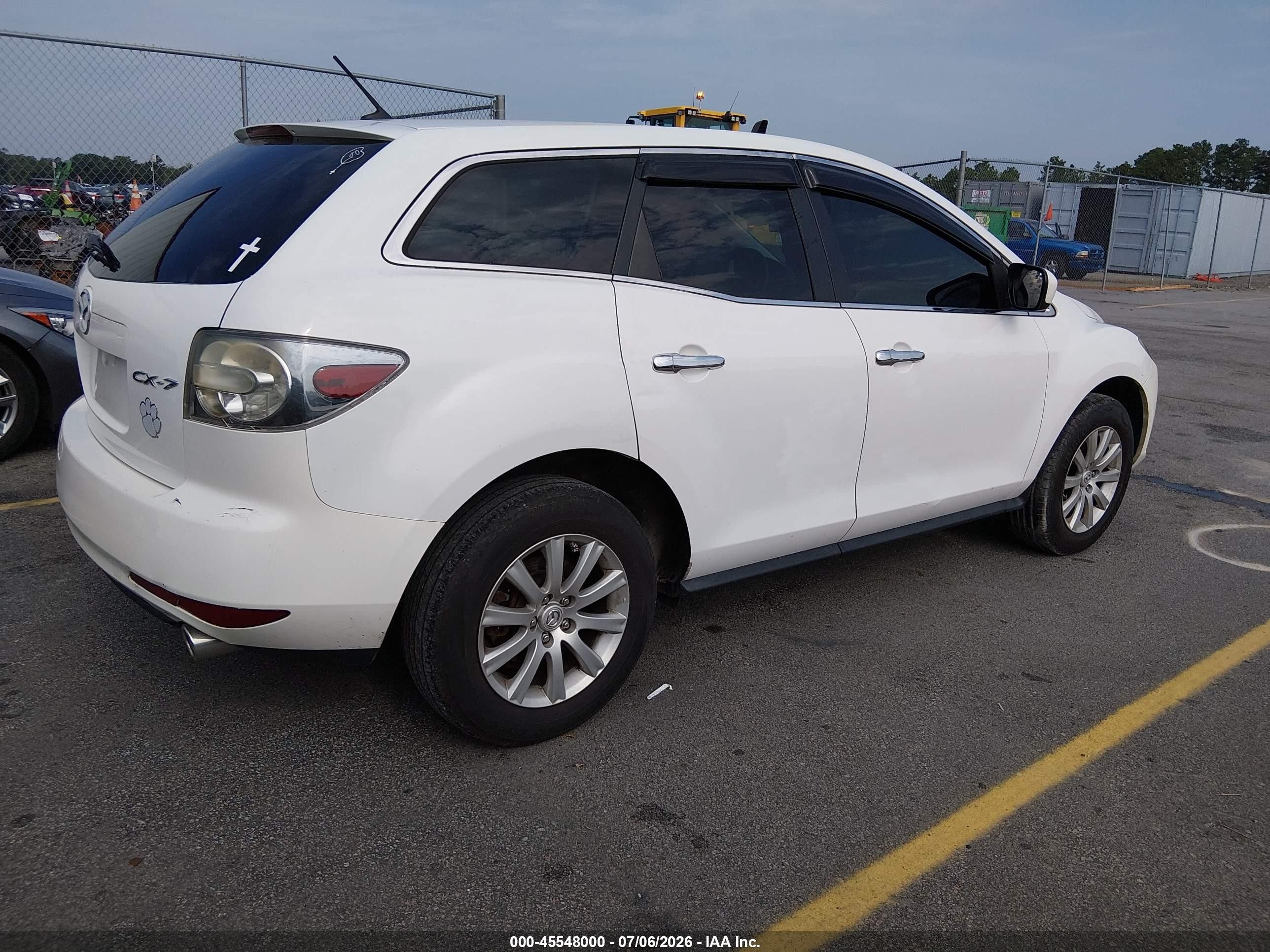2010 Mazda Cx-7 I Sport White vin: JM3ER2W54A0347379