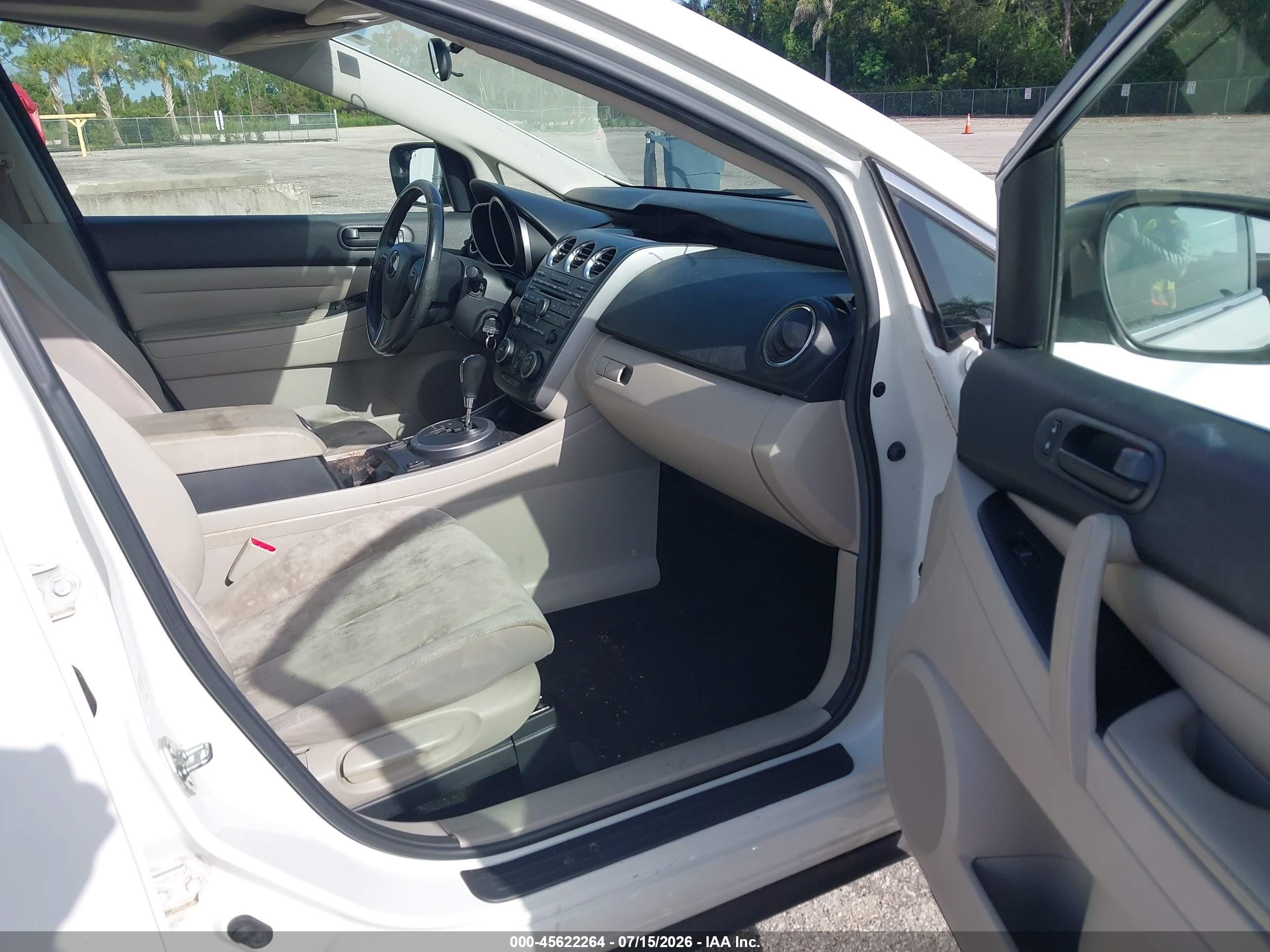 2010 Mazda Cx-7 I Sport White vin: JM3ER2W54A0347544
