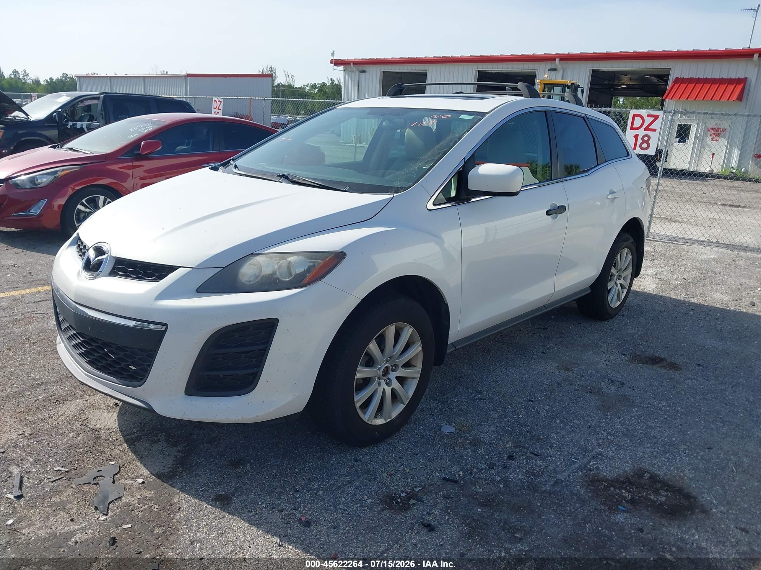 2010 Mazda Cx-7 I Sport White vin: JM3ER2W54A0347544