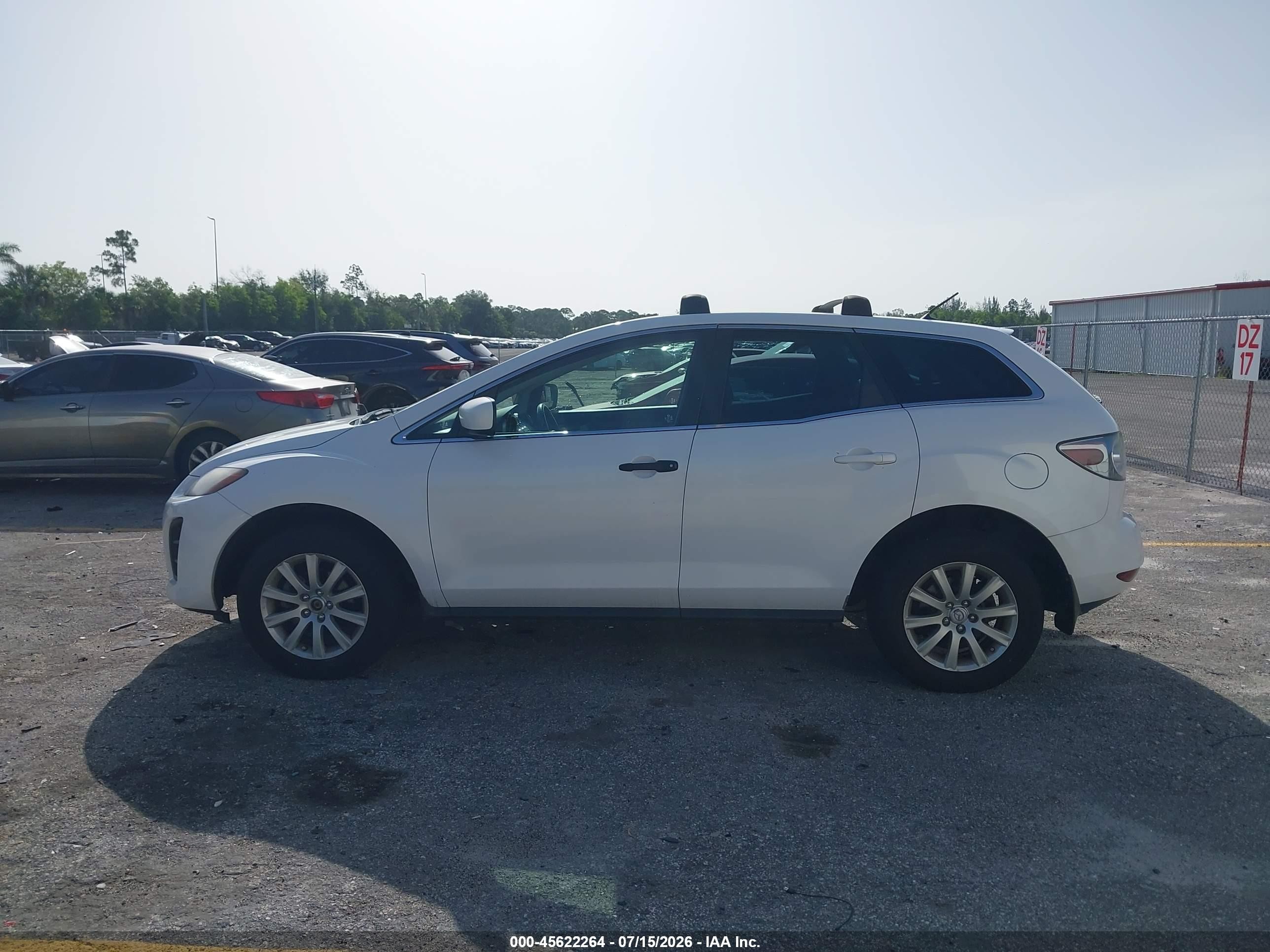 2010 Mazda Cx-7 I Sport White vin: JM3ER2W54A0347544