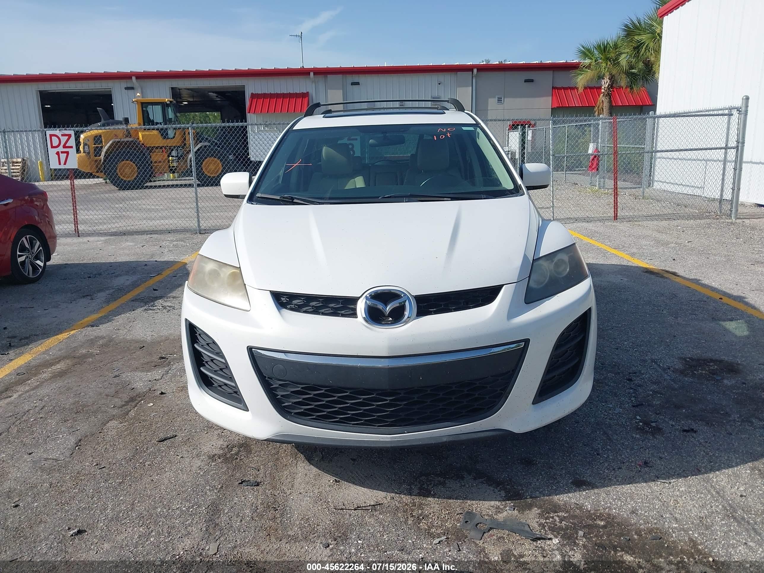 2010 Mazda Cx-7 I Sport White vin: JM3ER2W54A0347544