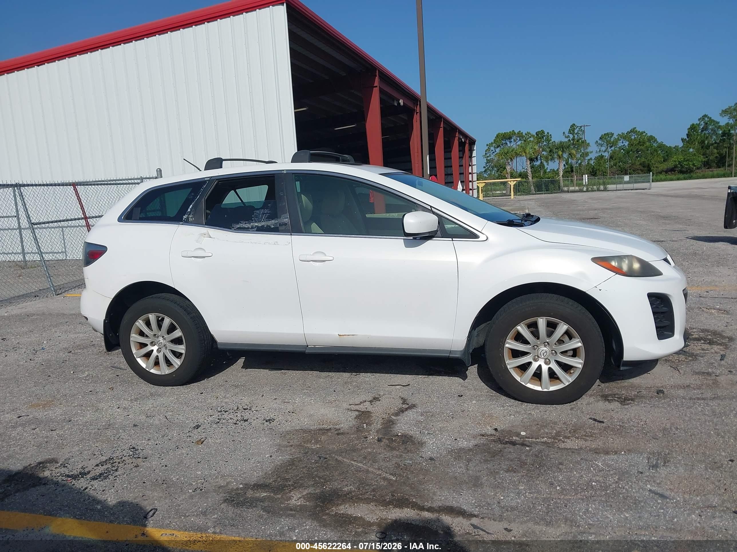 2010 Mazda Cx-7 I Sport White vin: JM3ER2W54A0347544