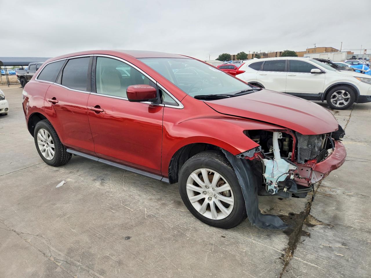 2010 Mazda Cx-7 Maroon vin: JM3ER2W55A0338626