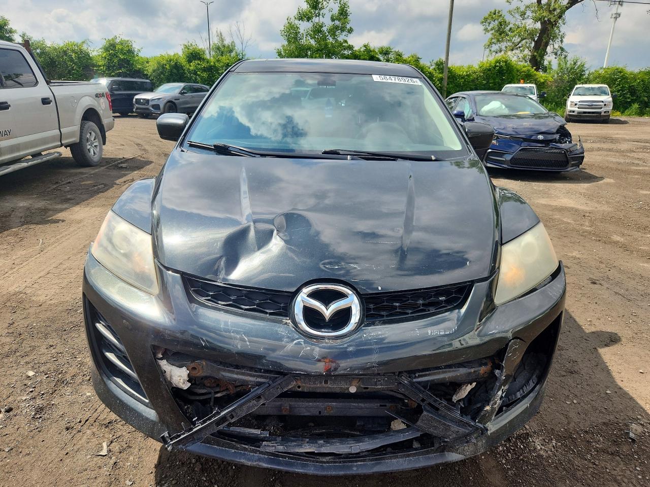 2010 Mazda Cx-7 Black vin: JM3ER2W55A0345527