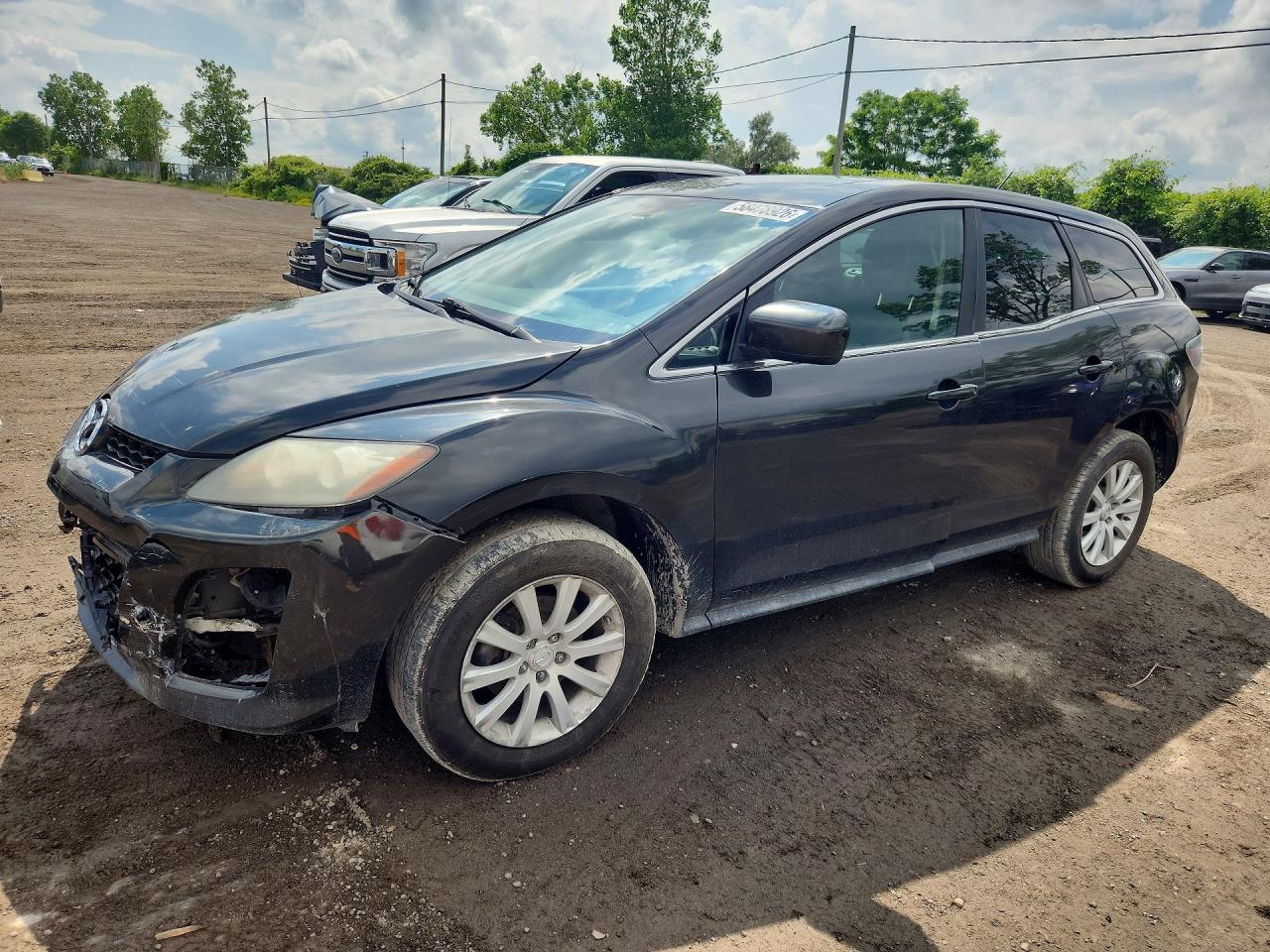2010 Mazda Cx-7 Black vin: JM3ER2W55A0345527