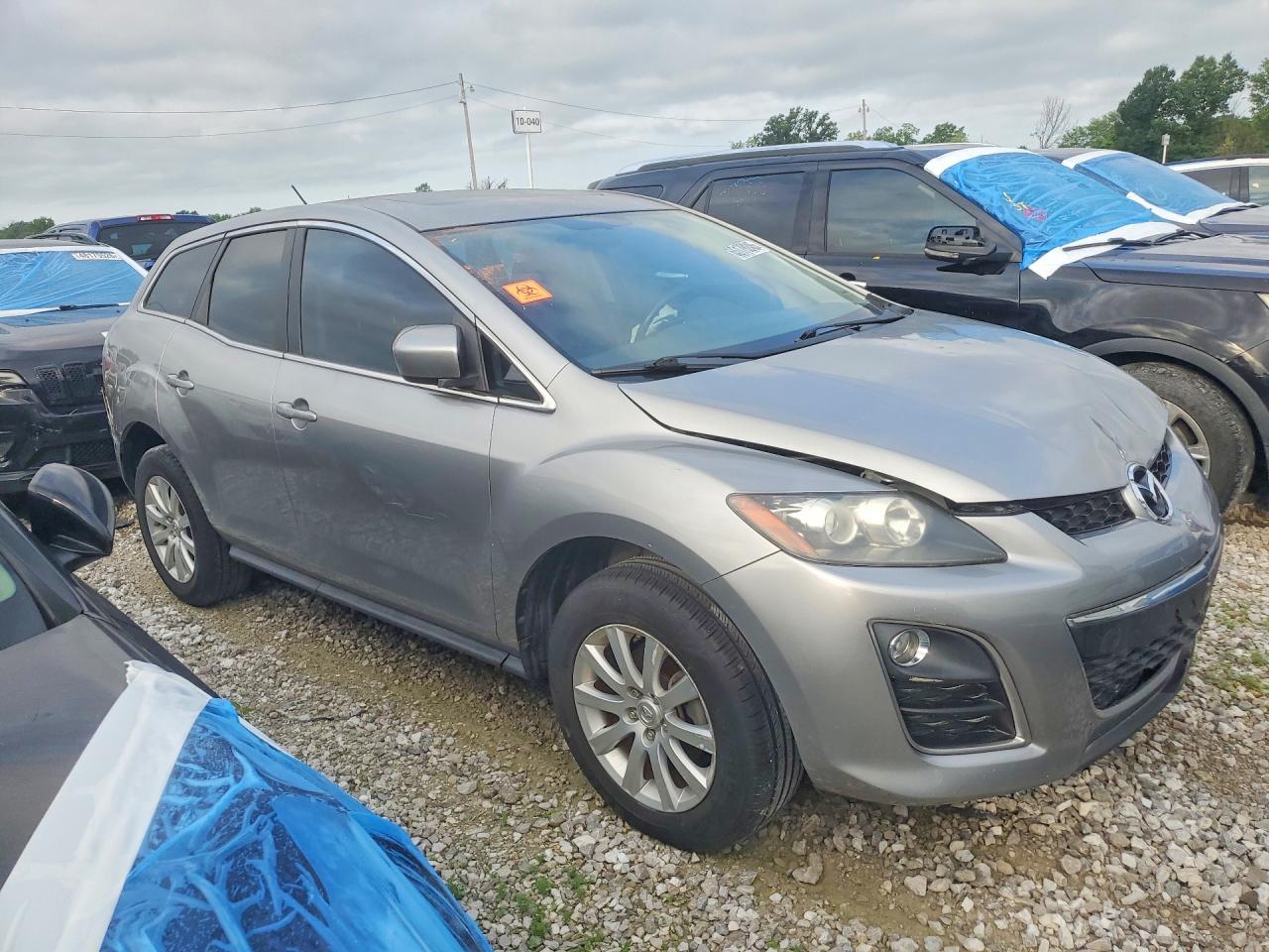 2010 Mazda Cx-7 Silver vin: JM3ER2W55A0345558
