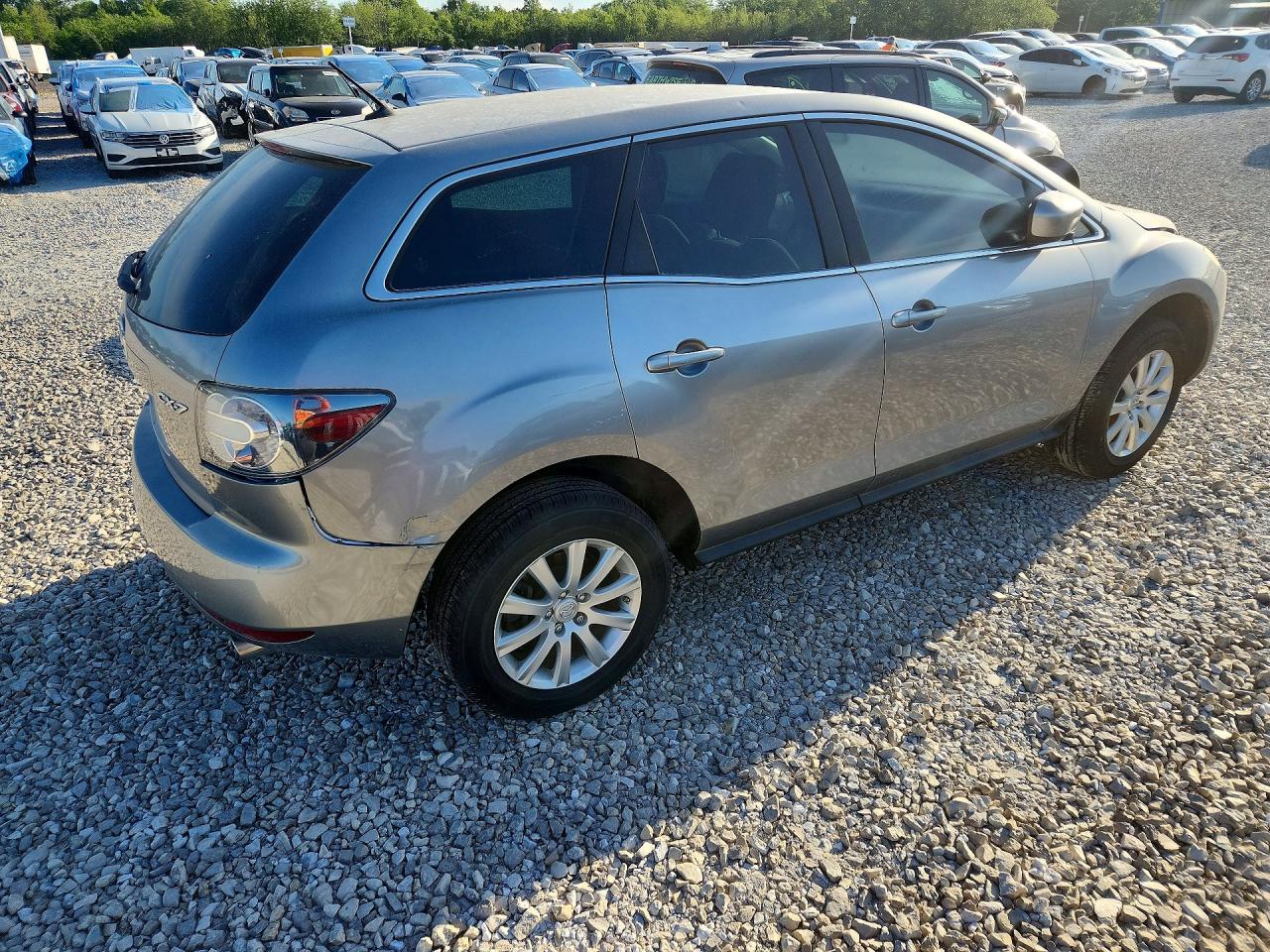 2010 Mazda Cx-7 Silver vin: JM3ER2W55A0345558