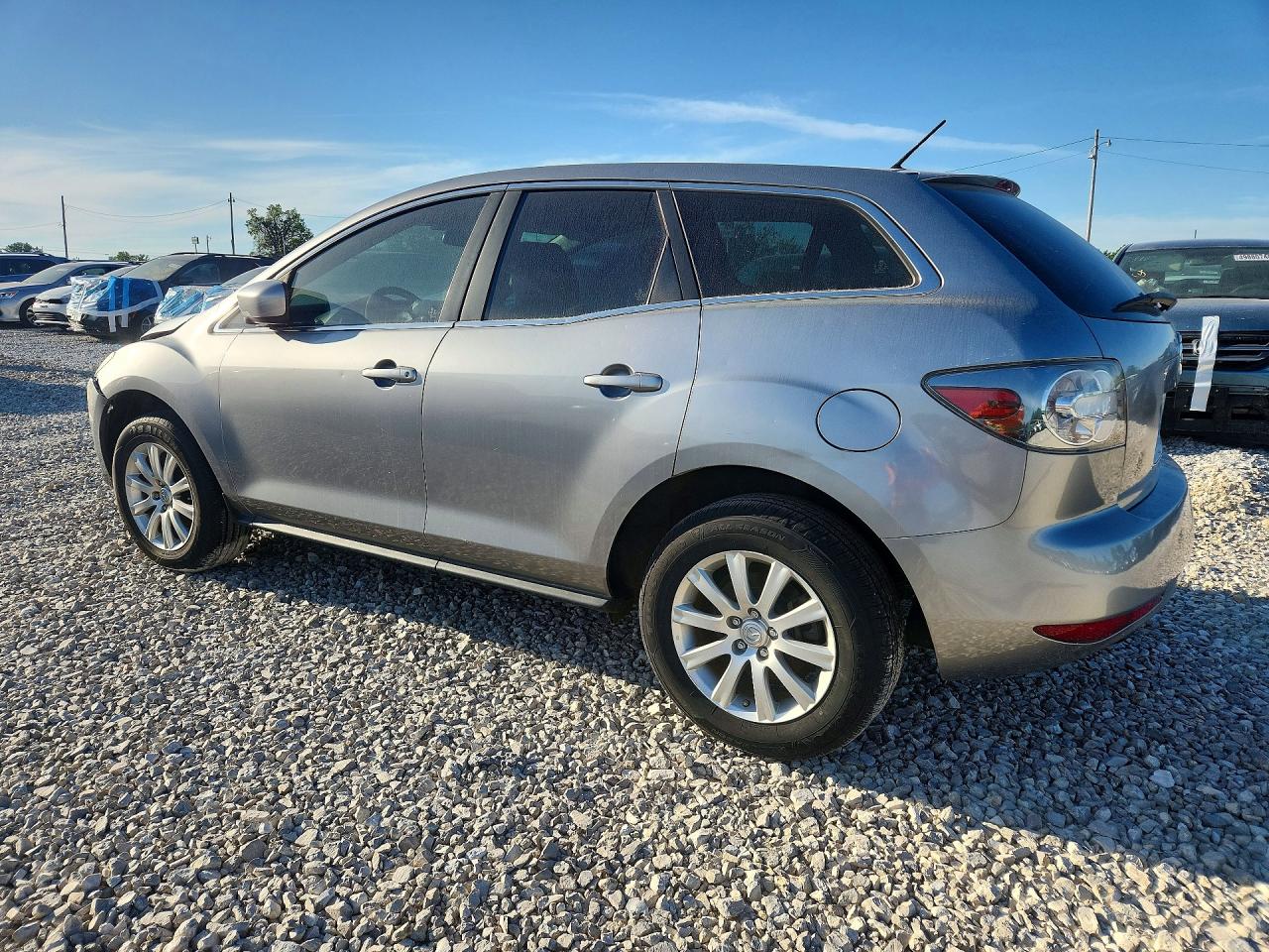 2010 Mazda Cx-7 Silver vin: JM3ER2W55A0345558