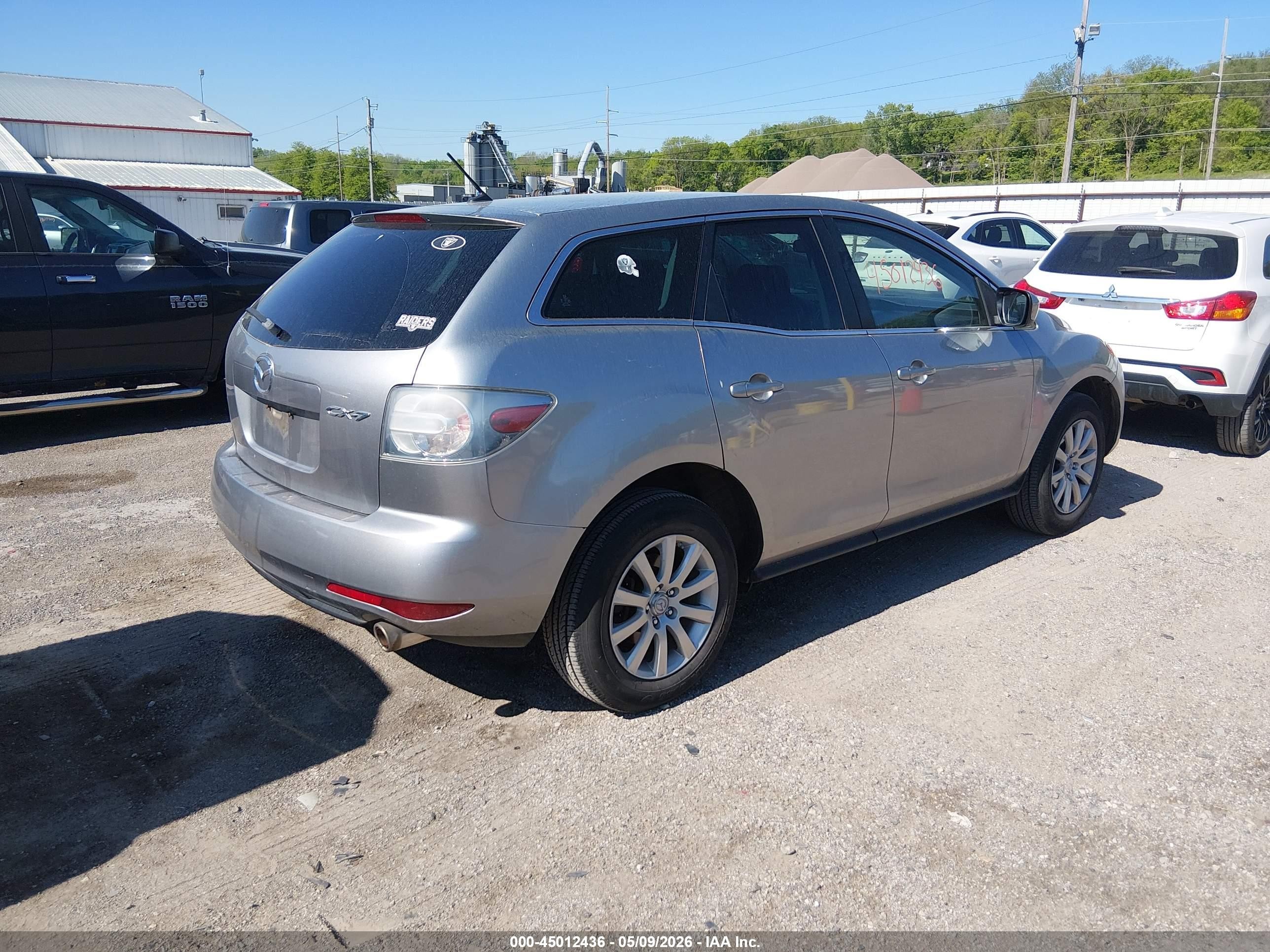 2010 Mazda Cx-7 I Sport Silver vin: JM3ER2W55A0348511