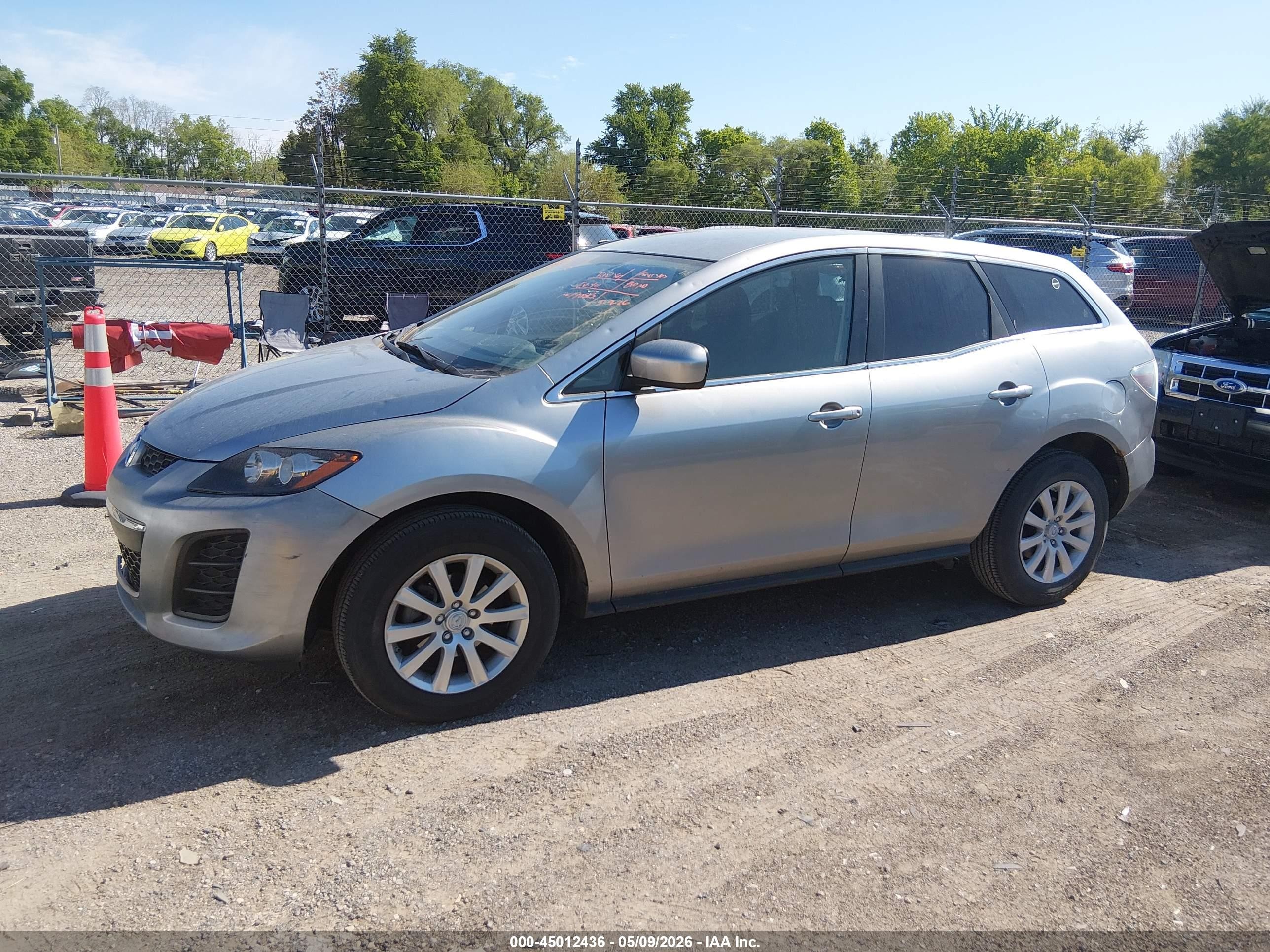 2010 Mazda Cx-7 I Sport Silver vin: JM3ER2W55A0348511