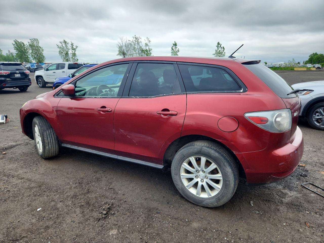 2010 Mazda Cx-7 Burgundy vin: JM3ER2W55A0351991