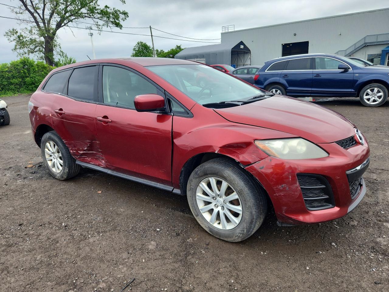 2010 Mazda Cx-7 Burgundy vin: JM3ER2W55A0351991