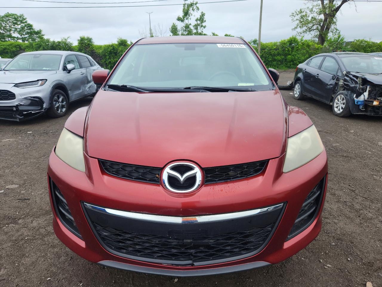 2010 Mazda Cx-7 Burgundy vin: JM3ER2W55A0351991