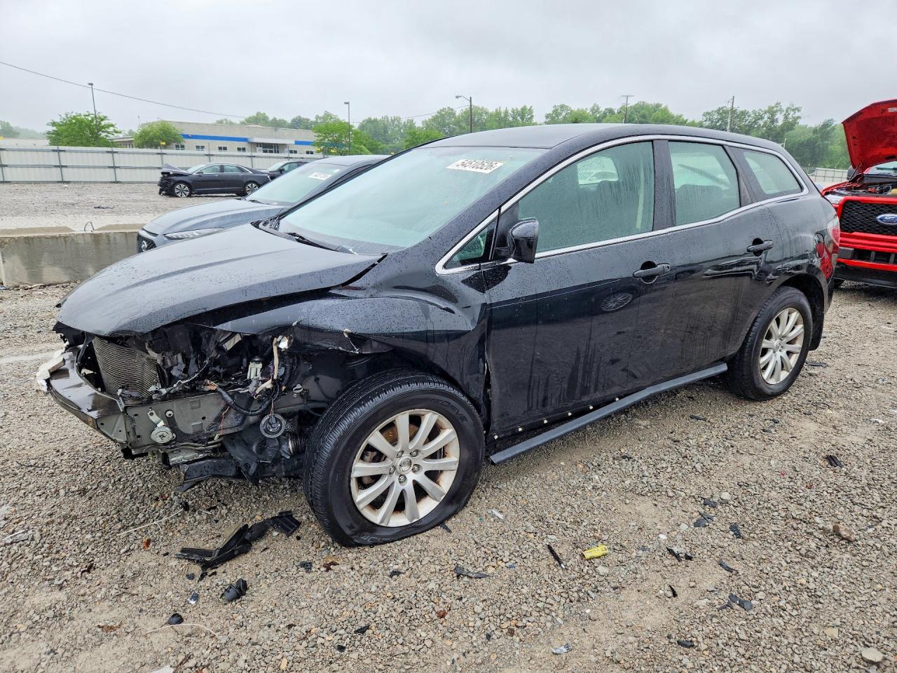 2010 Mazda Cx-7 Black vin: JM3ER2W56A0314285