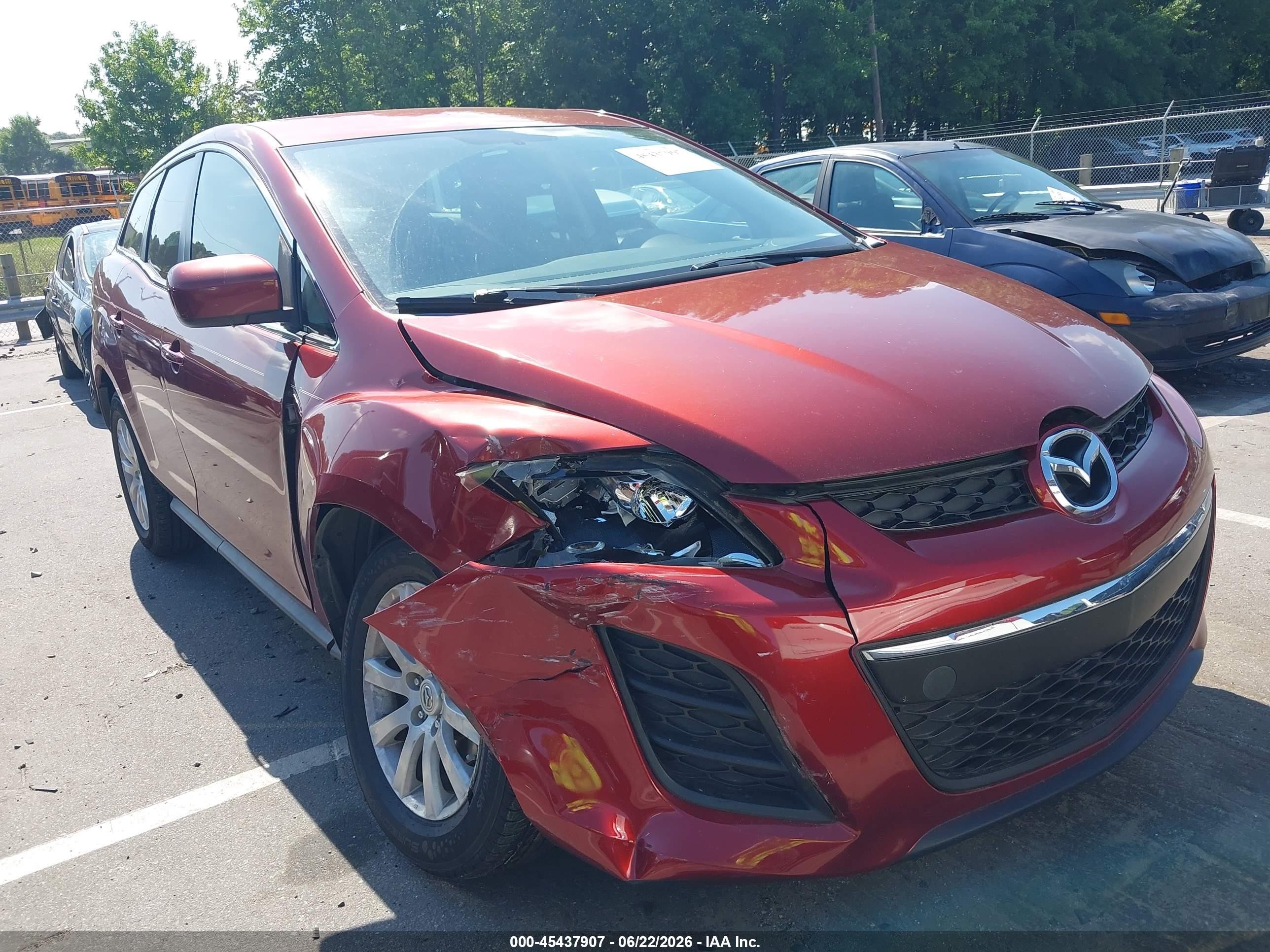 2010 Mazda Cx-7 I Sport Red vin: JM3ER2W56A0318918