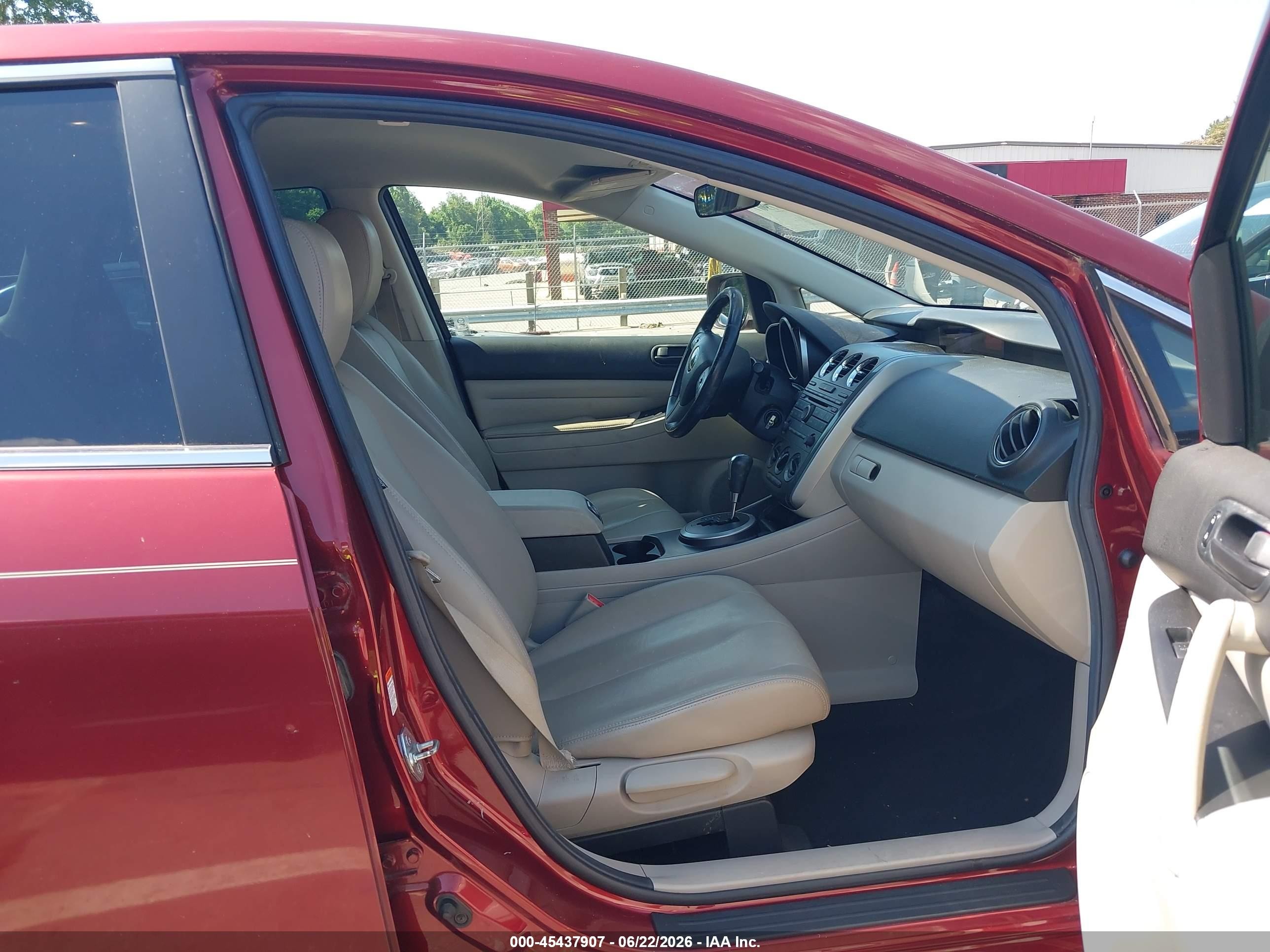 2010 Mazda Cx-7 I Sport Red vin: JM3ER2W56A0318918