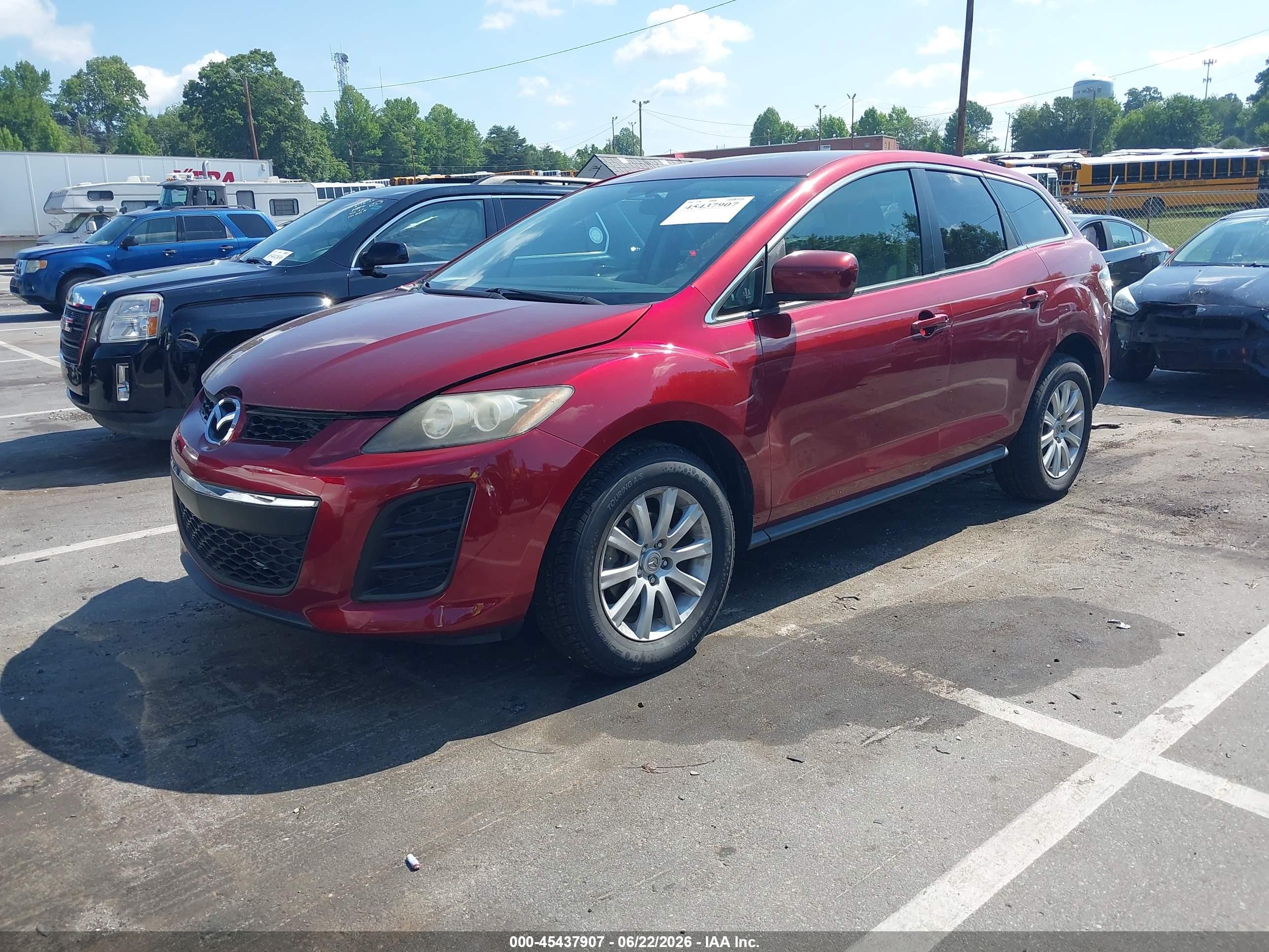 2010 Mazda Cx-7 I Sport Red vin: JM3ER2W56A0318918