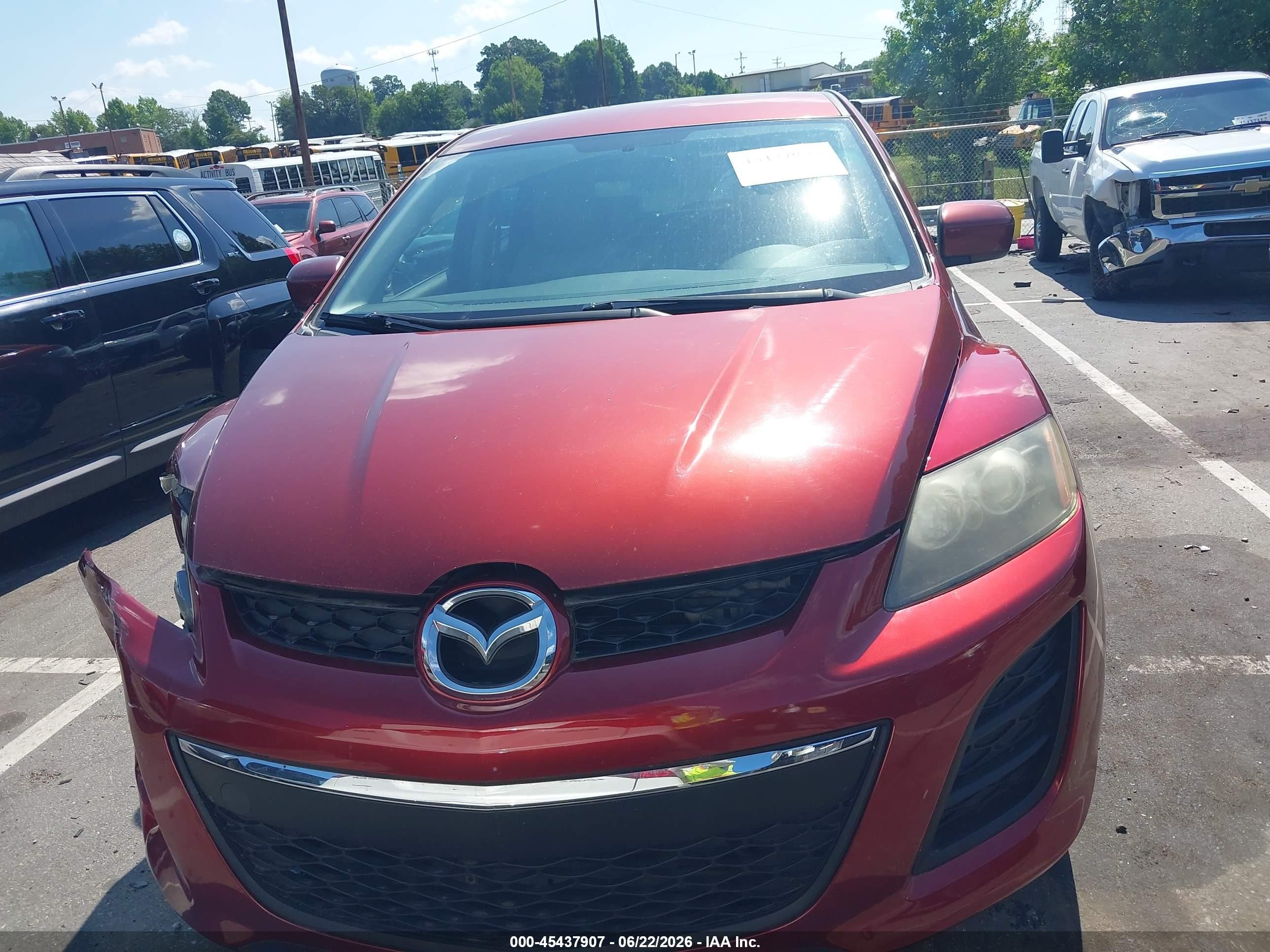 2010 Mazda Cx-7 I Sport Red vin: JM3ER2W56A0318918