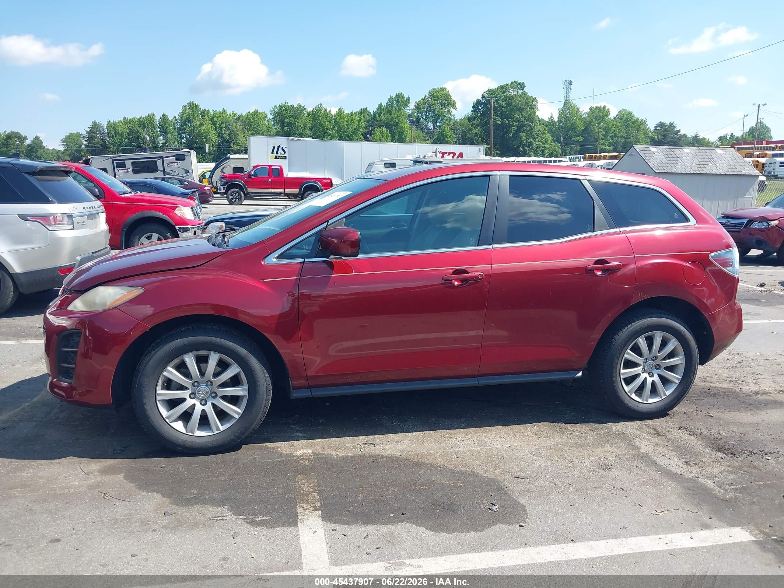 2010 Mazda Cx-7 I Sport Red vin: JM3ER2W56A0318918