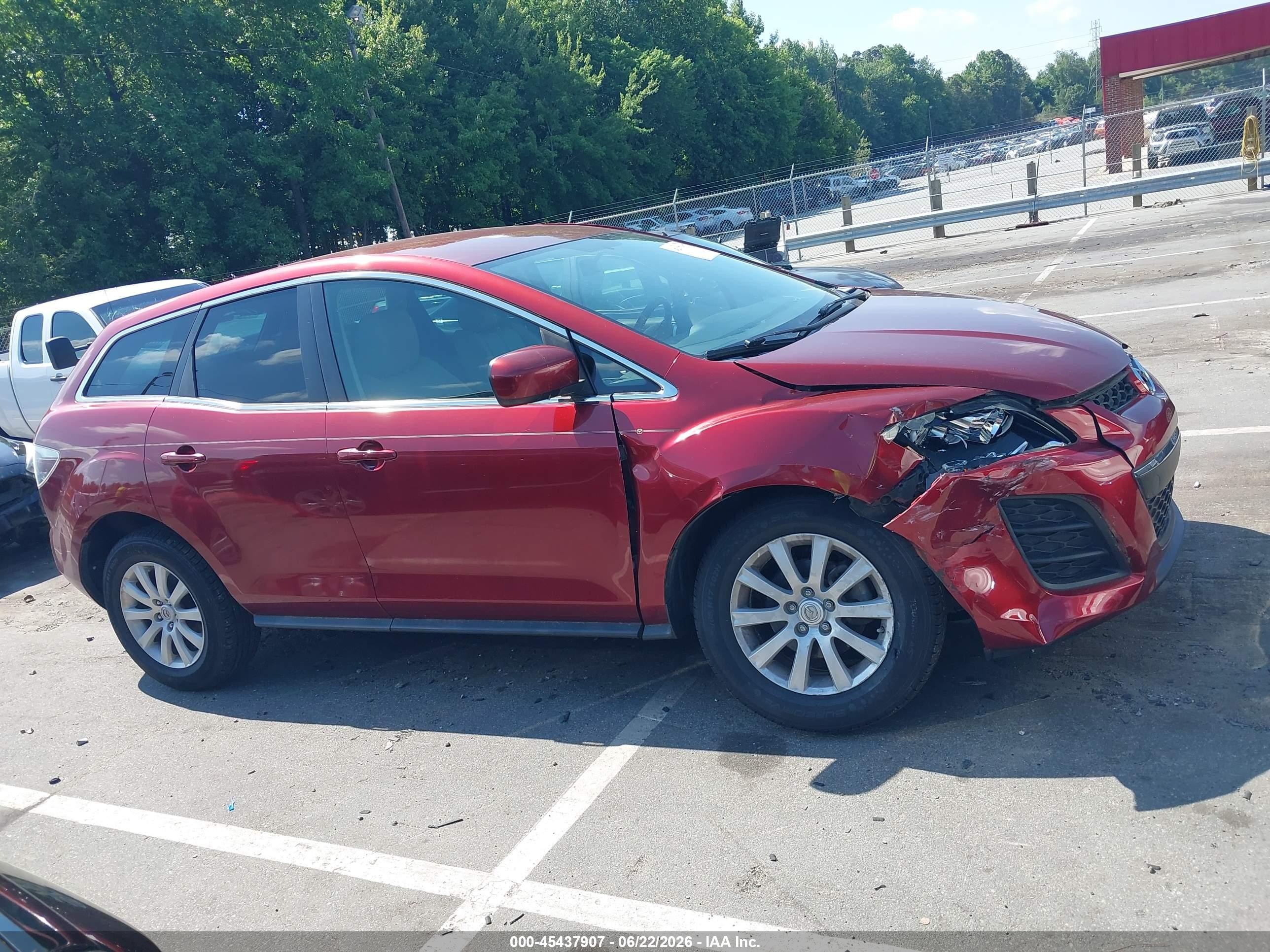 2010 Mazda Cx-7 I Sport Red vin: JM3ER2W56A0318918