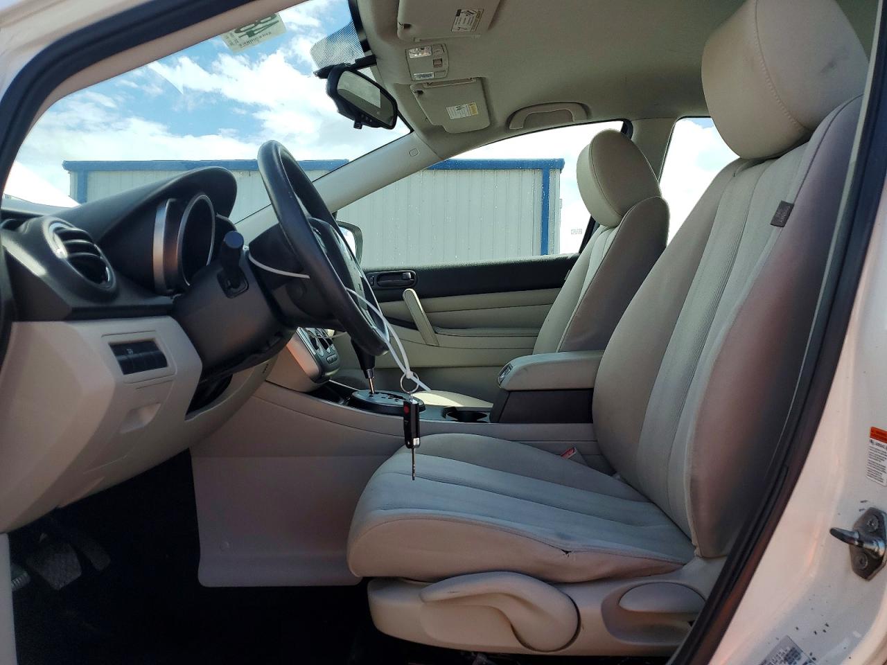 2010 Mazda Cx-7 White vin: JM3ER2W56A0322452