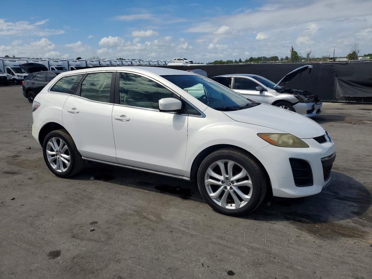 2010 Mazda Cx-7 White vin: JM3ER2W56A0322452