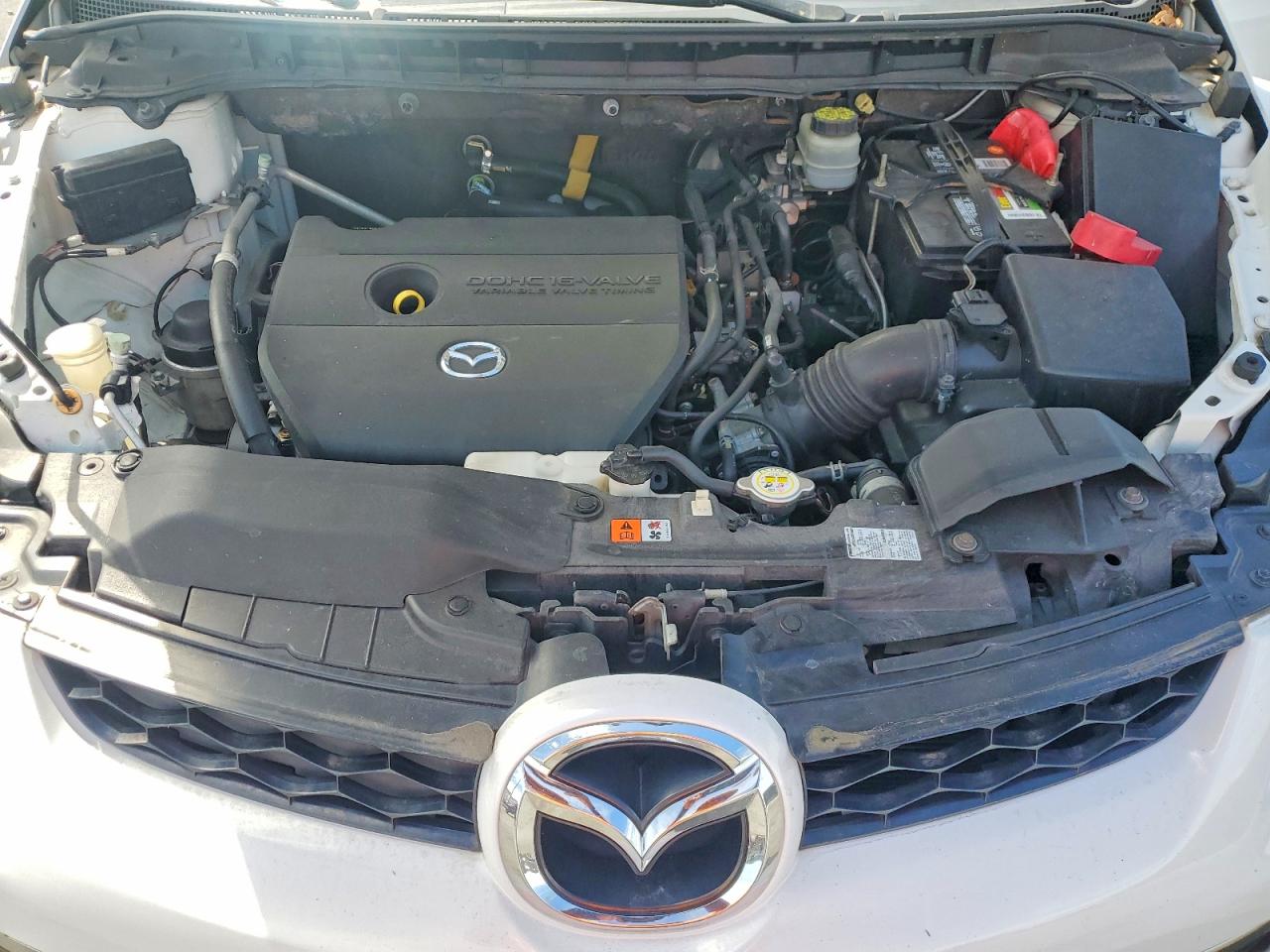 2010 Mazda Cx-7 White vin: JM3ER2W56A0322452
