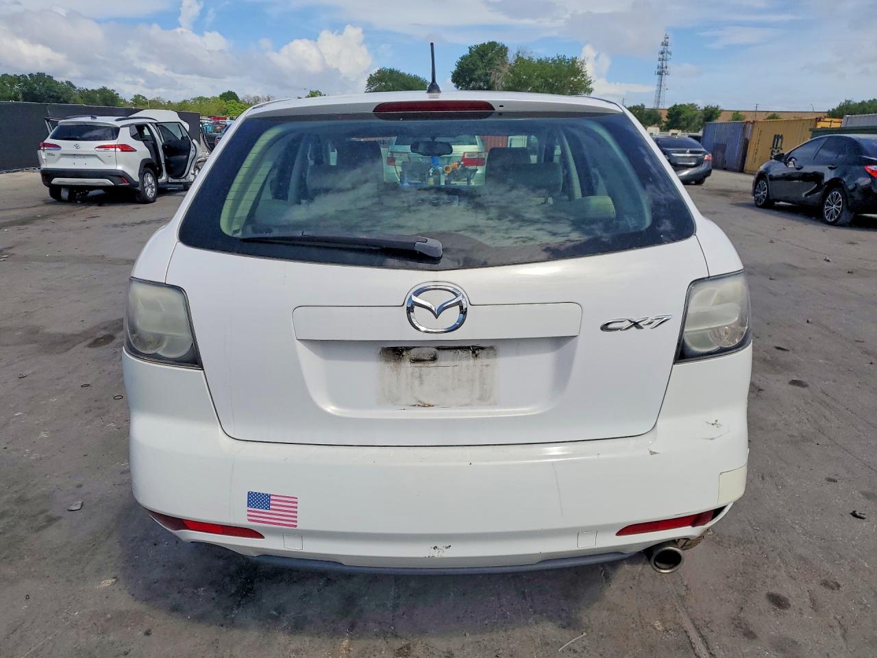 2010 Mazda Cx-7 White vin: JM3ER2W56A0322452