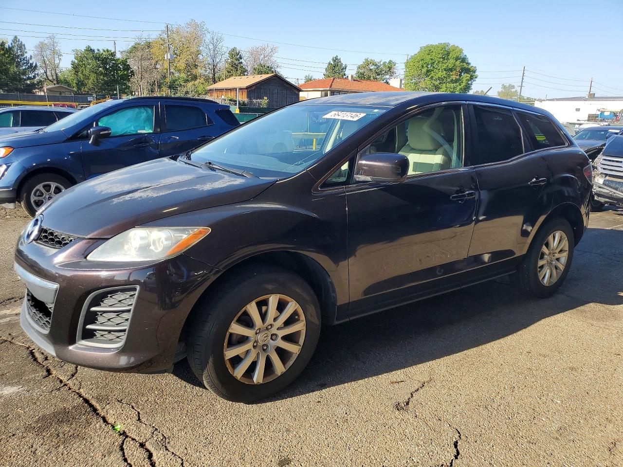 2010 Mazda Cx-7 Burgundy vin: JM3ER2W56A0339042