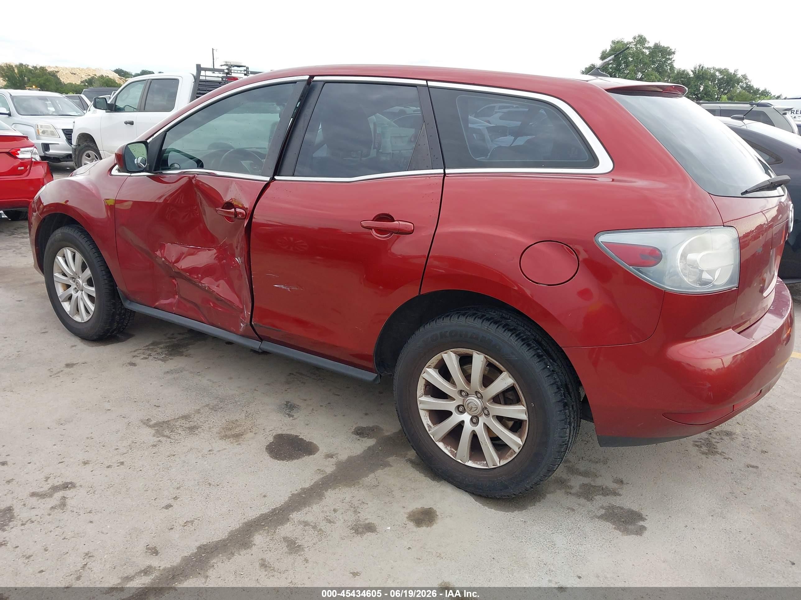 2010 Mazda Cx-7 I Sv Burgundy vin: JM3ER2W57A0334688