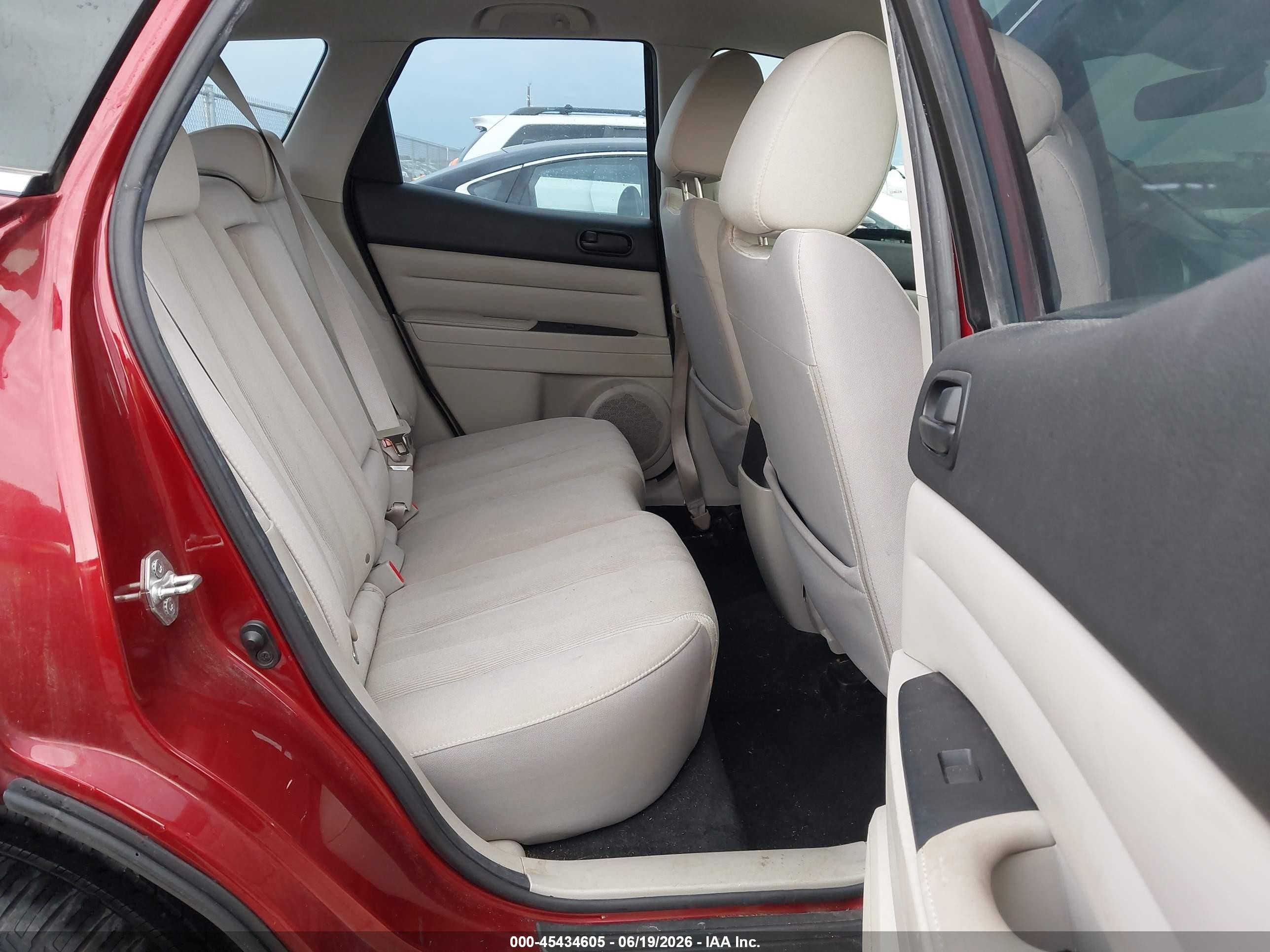 2010 Mazda Cx-7 I Sv Burgundy vin: JM3ER2W57A0334688