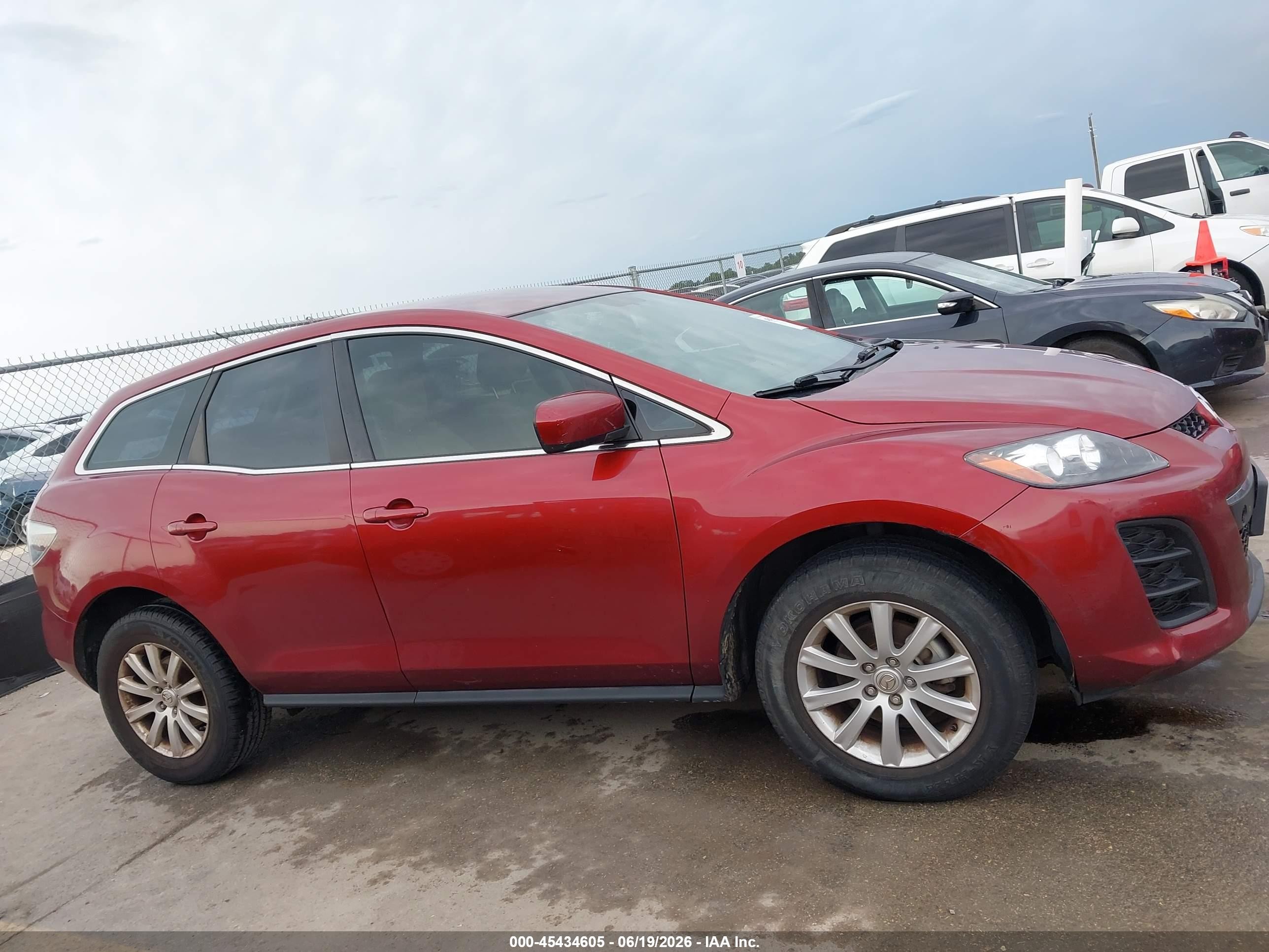 2010 Mazda Cx-7 I Sv Burgundy vin: JM3ER2W57A0334688