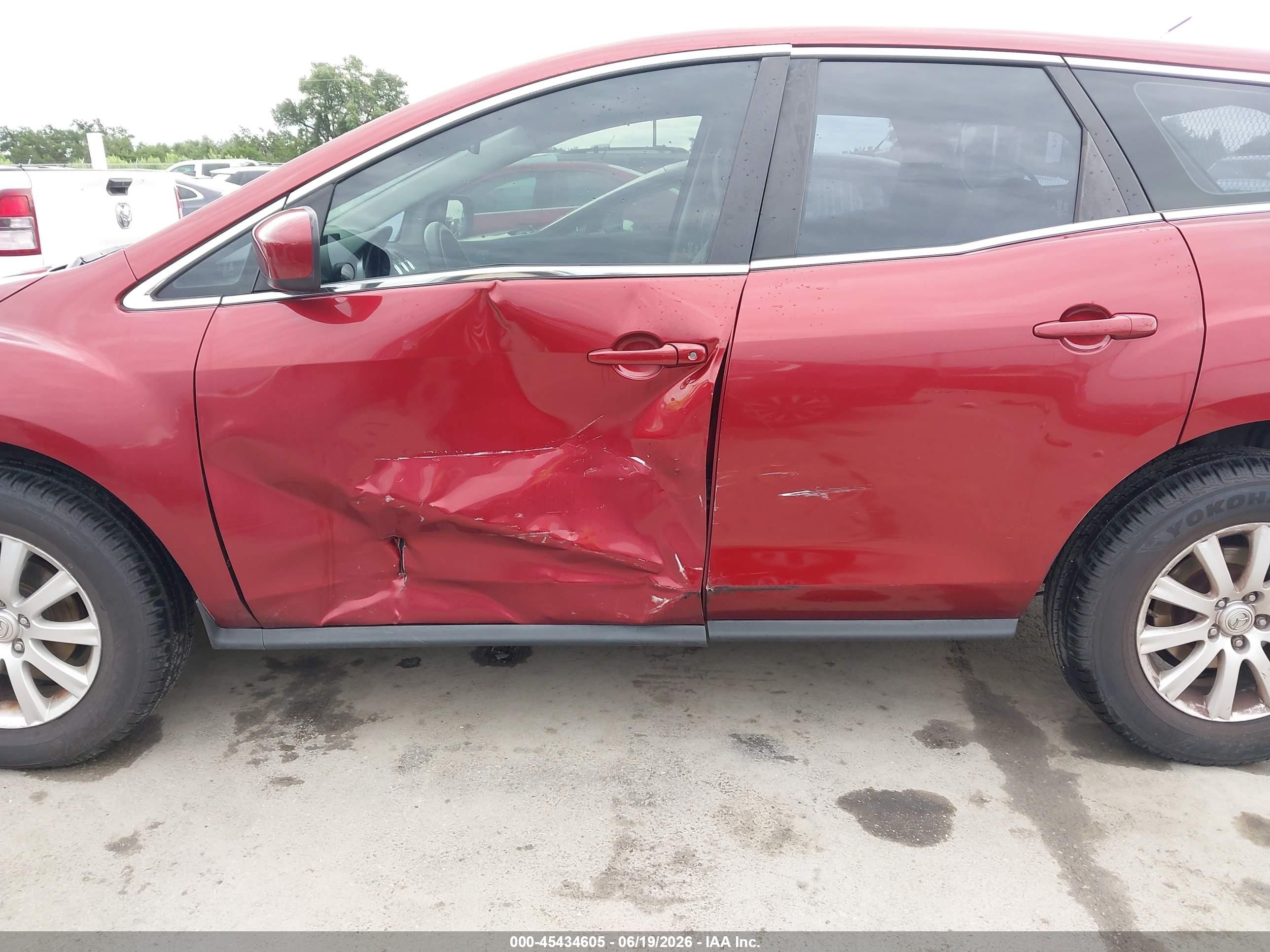 2010 Mazda Cx-7 I Sv Burgundy vin: JM3ER2W57A0334688