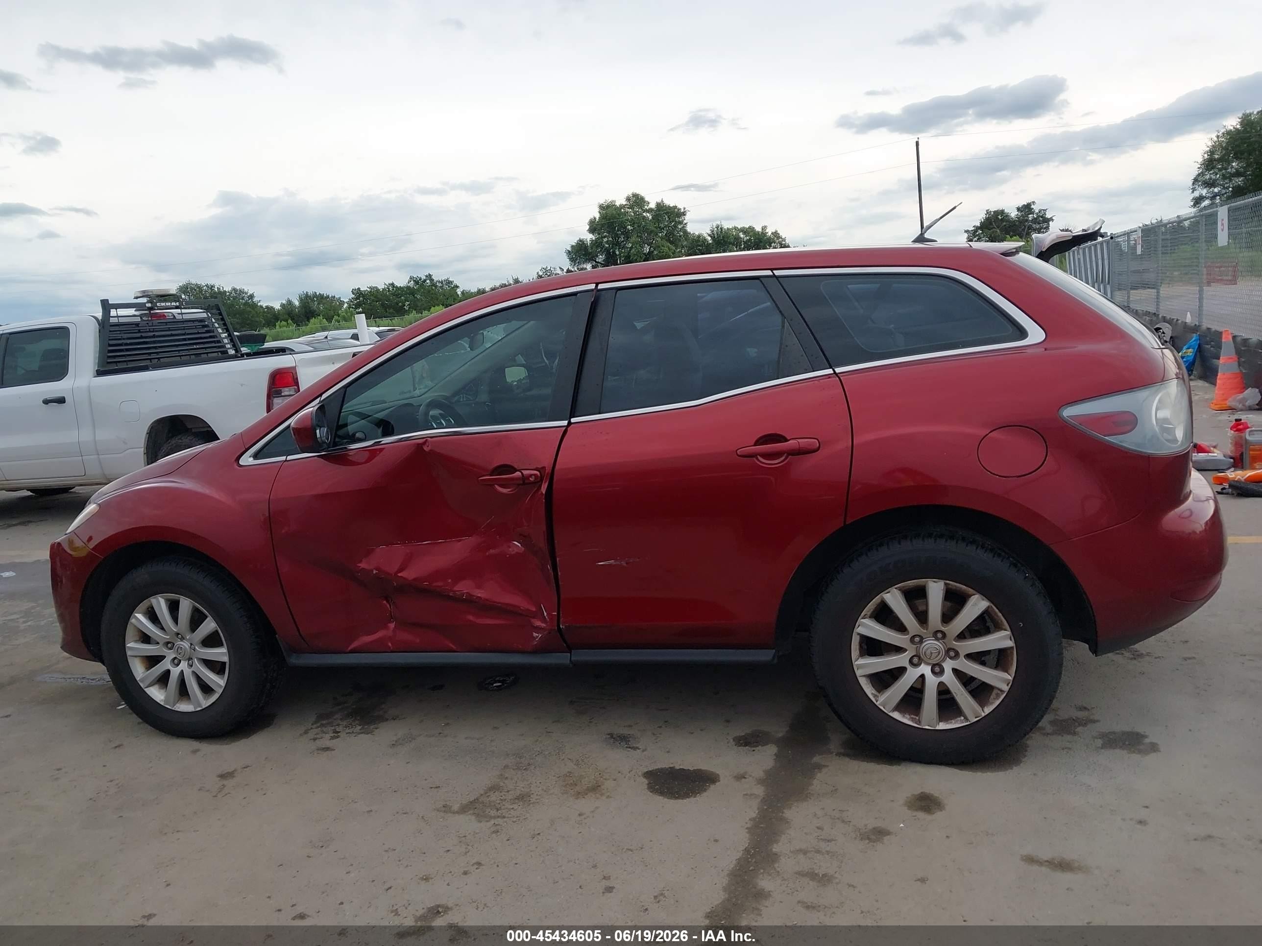 2010 Mazda Cx-7 I Sv Burgundy vin: JM3ER2W57A0334688