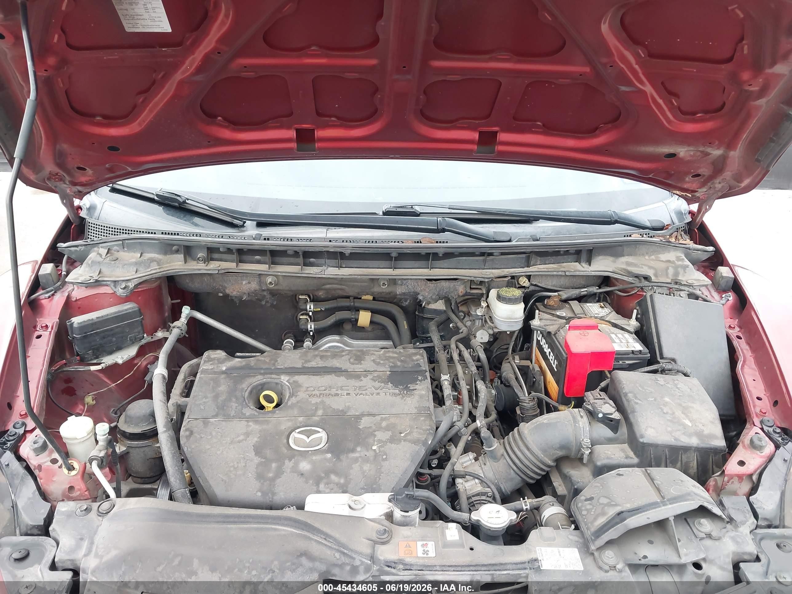 2010 Mazda Cx-7 I Sv Burgundy vin: JM3ER2W57A0334688