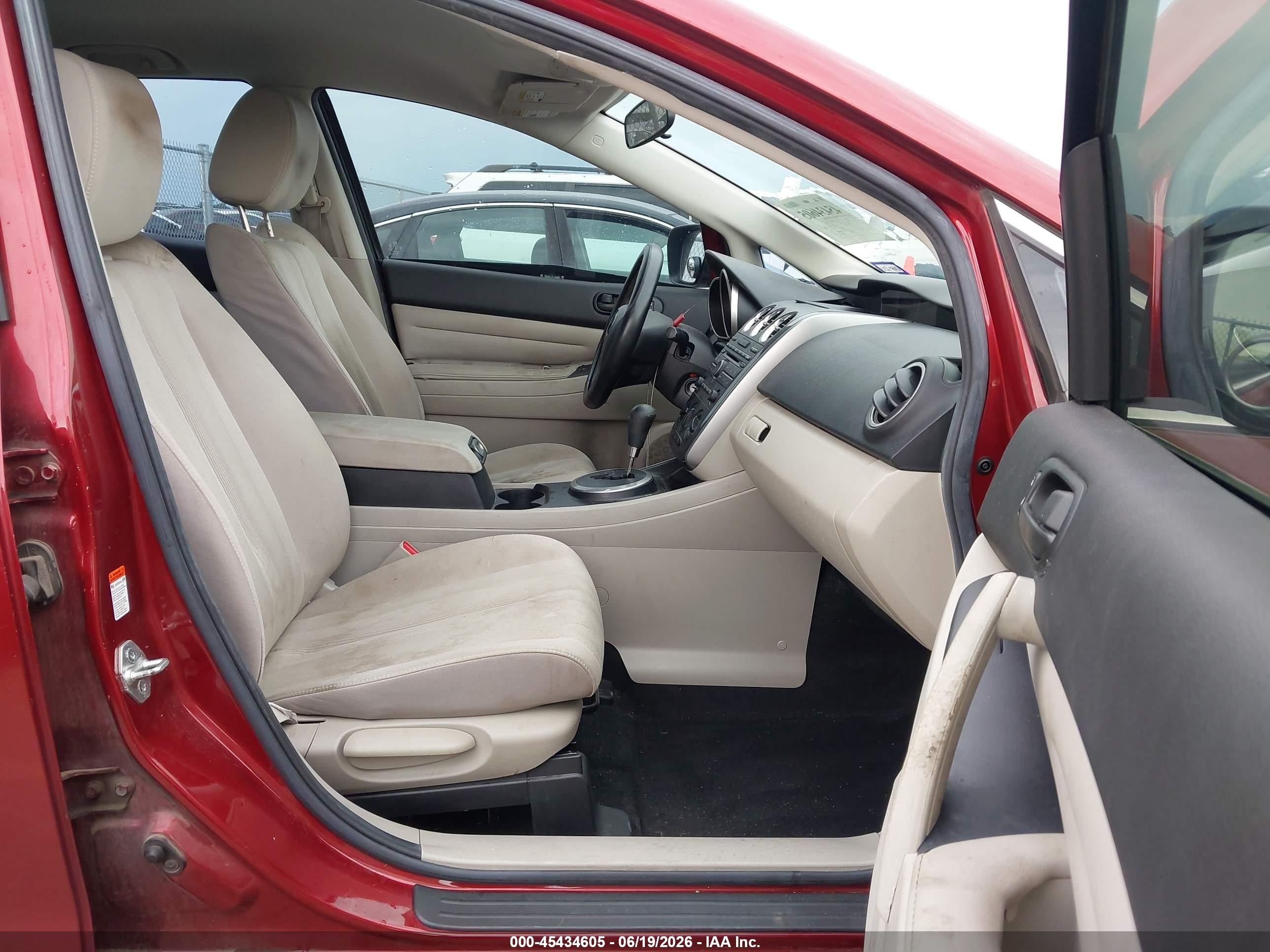 2010 Mazda Cx-7 I Sv Burgundy vin: JM3ER2W57A0334688