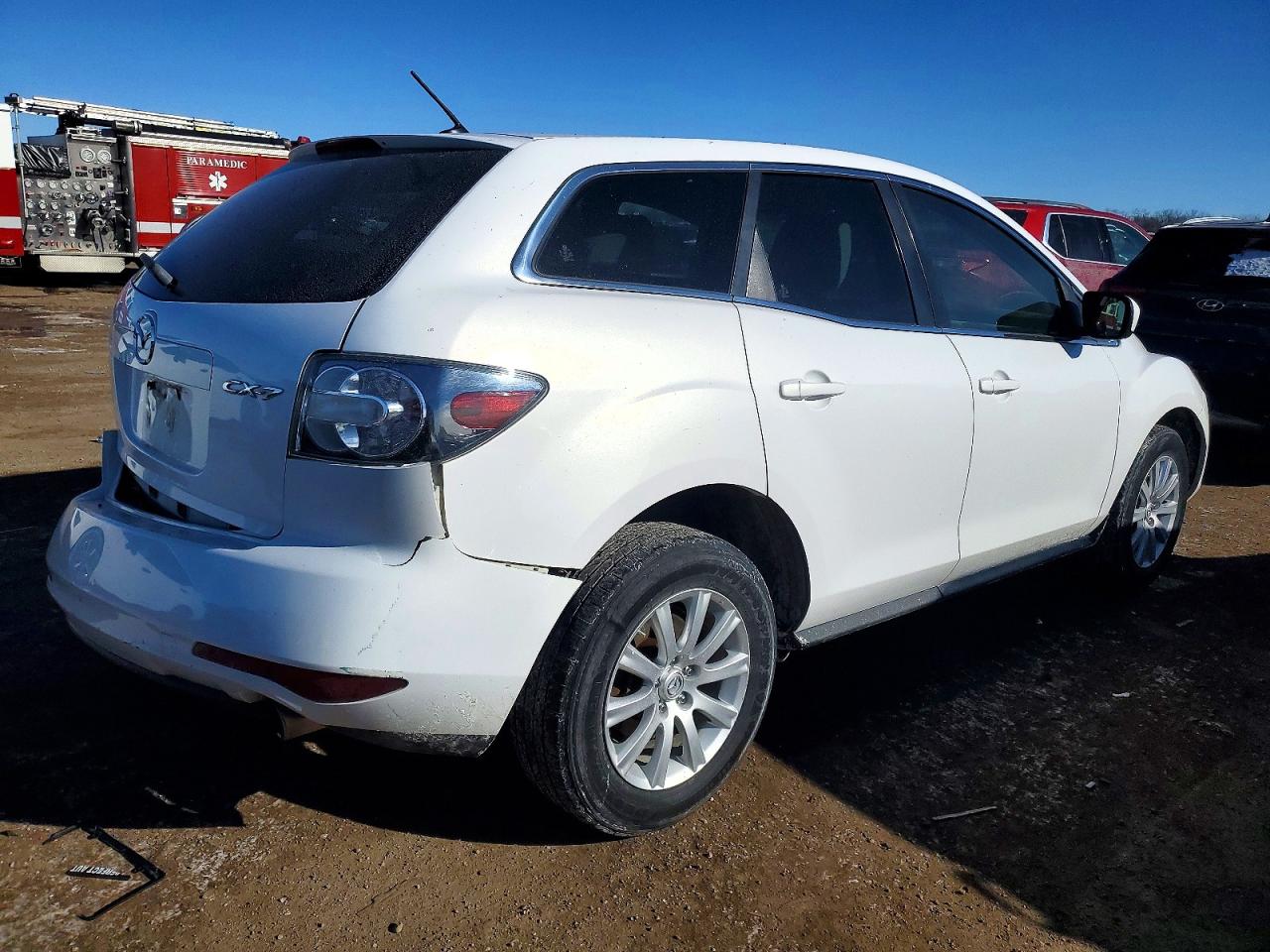 2010 Mazda Cx-7 White vin: JM3ER2W57A0338174