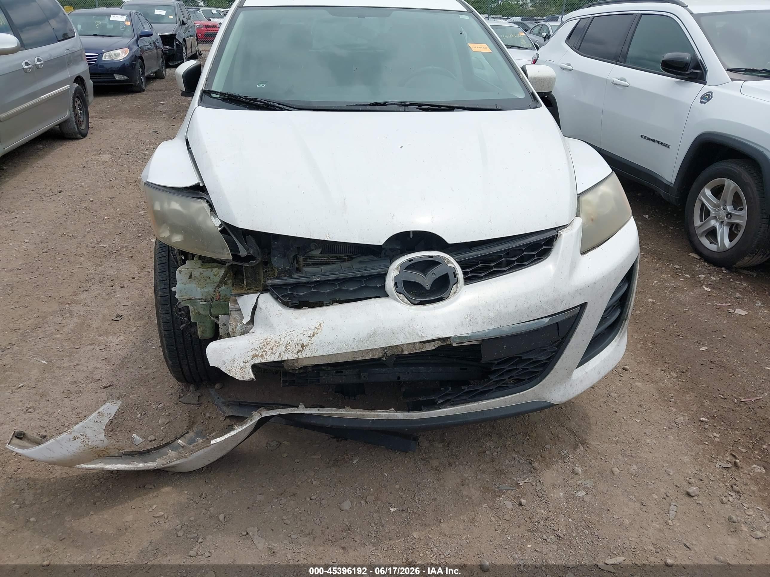 2010 Mazda Cx-7 I Sport Белый vin: JM3ER2W57A0345156
