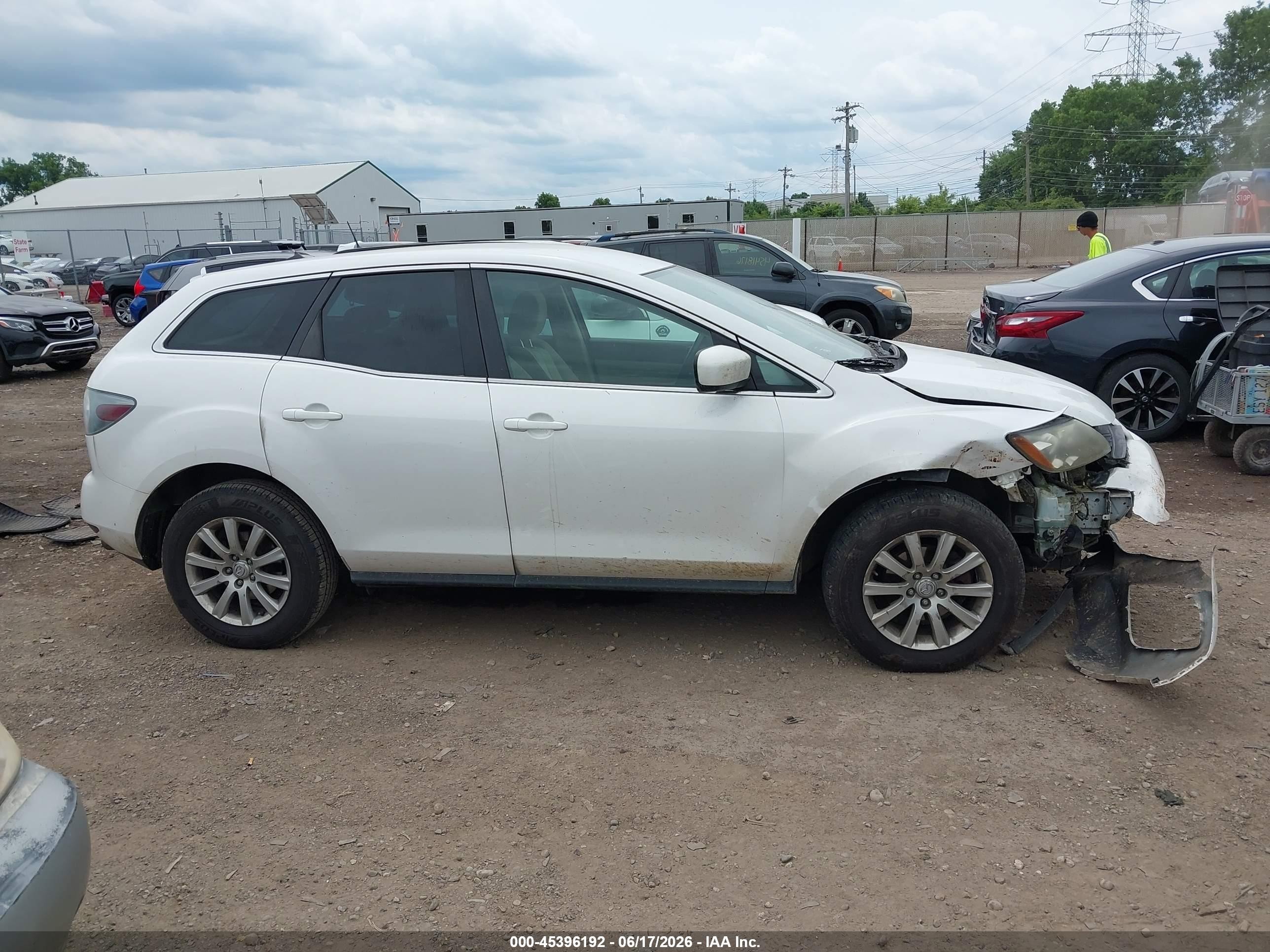 2010 Mazda Cx-7 I Sport Белый vin: JM3ER2W57A0345156