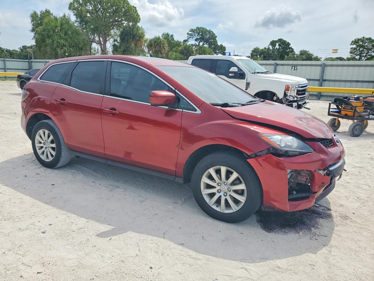 2010 Mazda Cx-7 Red vin: JM3ER2W57A0346601