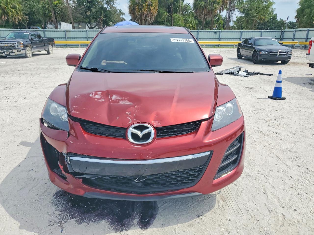 2010 Mazda Cx-7 Red vin: JM3ER2W57A0346601
