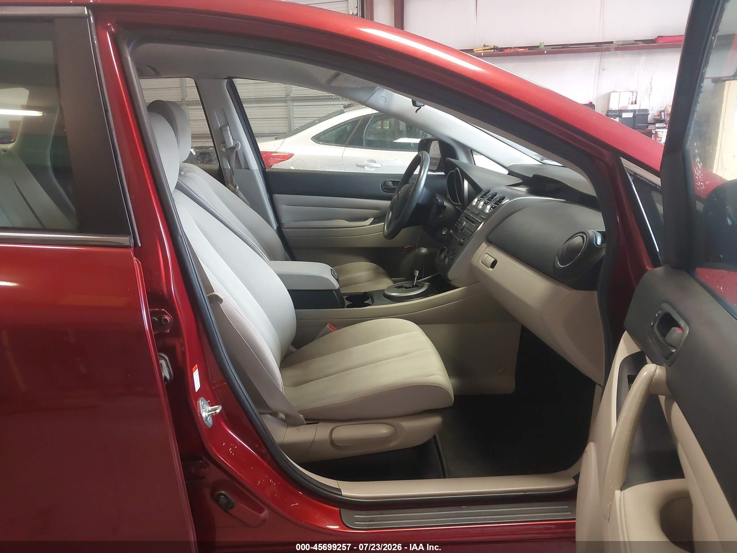 2010 Mazda Cx-7 I Sv Burgundy vin: JM3ER2W58A0326289
