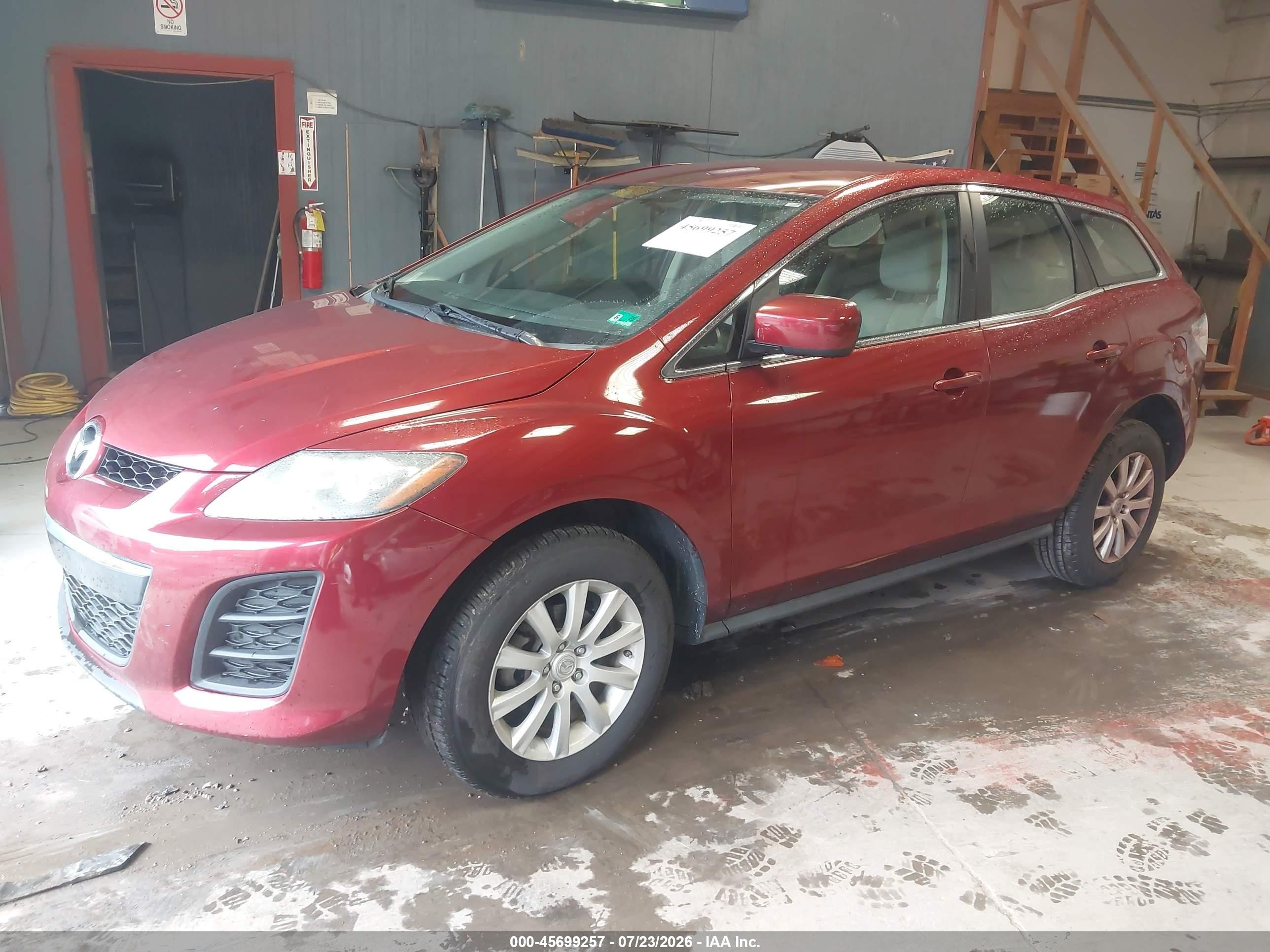 2010 Mazda Cx-7 I Sv Burgundy vin: JM3ER2W58A0326289