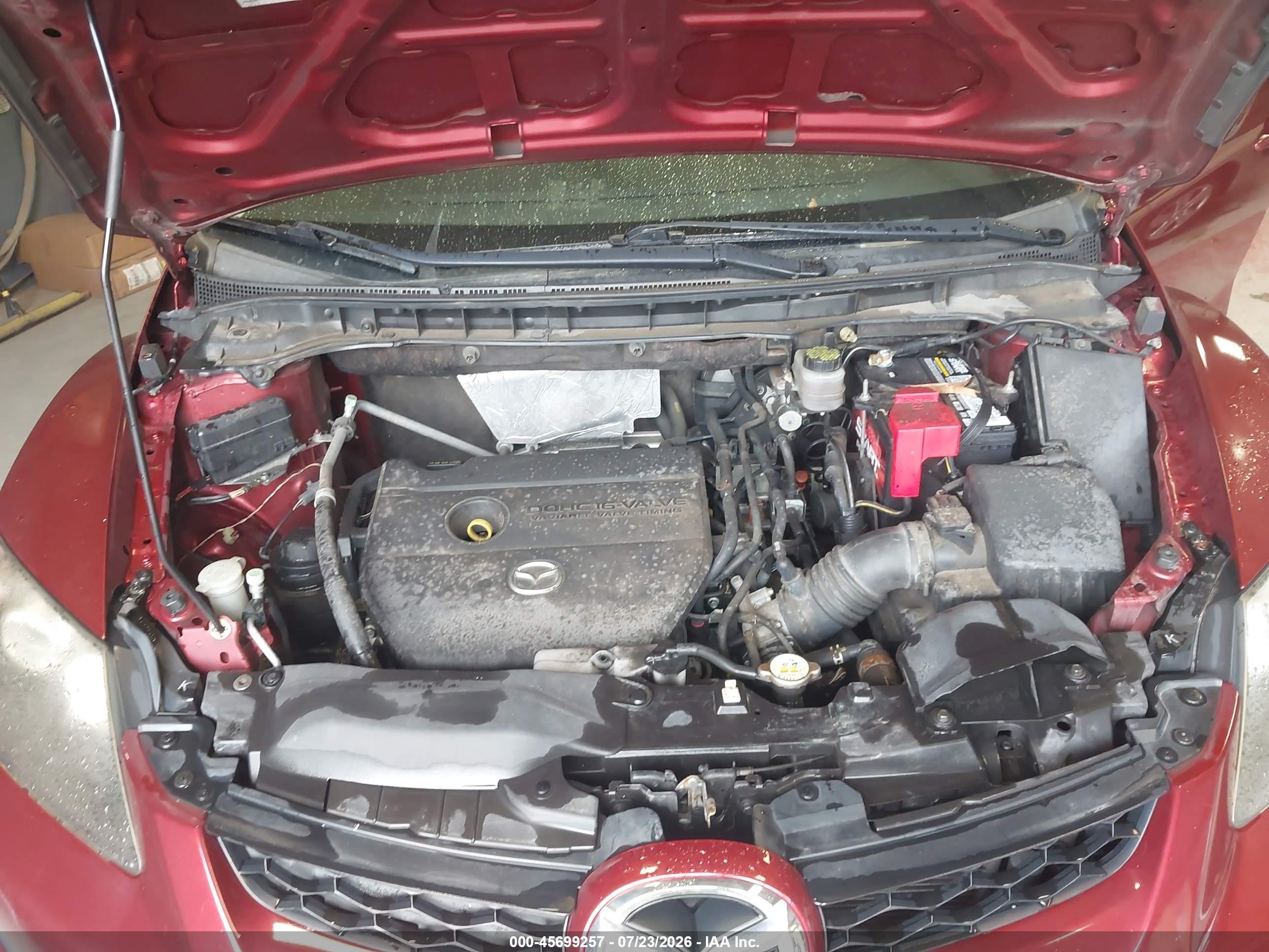 2010 Mazda Cx-7 I Sv Burgundy vin: JM3ER2W58A0326289