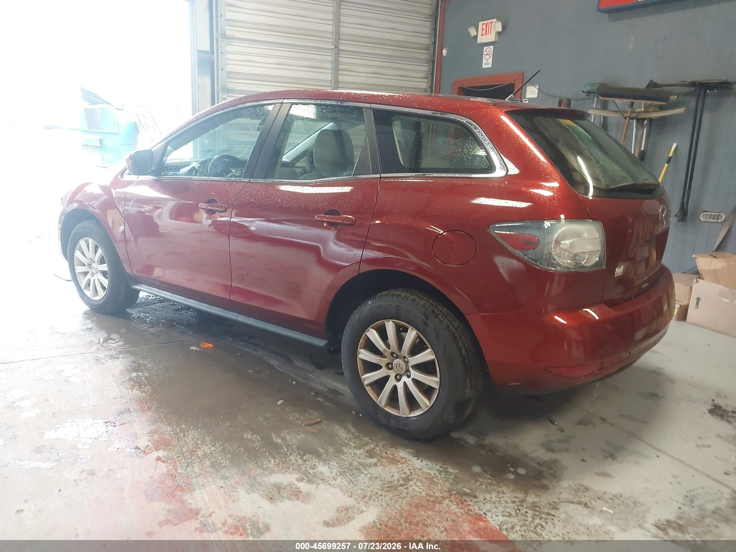2010 Mazda Cx-7 I Sv Burgundy vin: JM3ER2W58A0326289