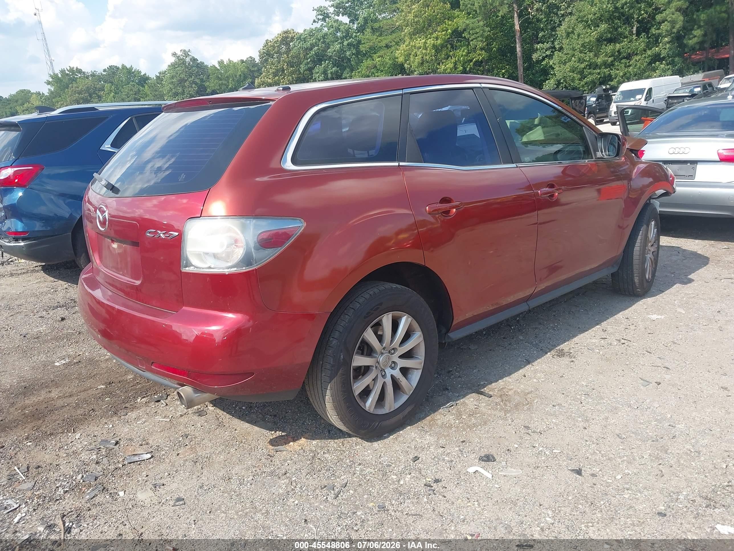 2010 Mazda Cx-7 I Sv Red vin: JM3ER2W59A0315835